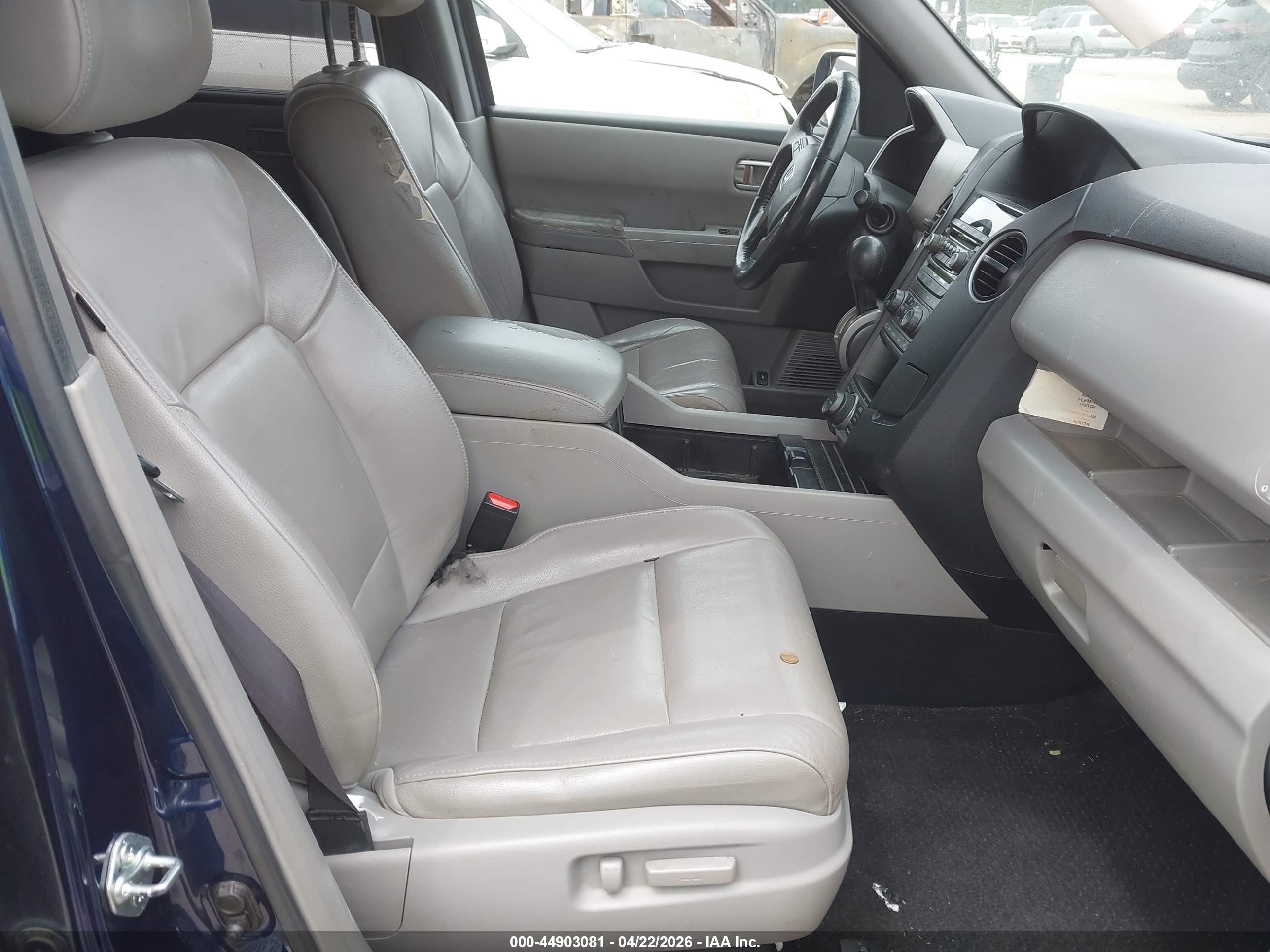 2013 Honda Pilot Touring Blue vin: 5FNYF3H9XDB032208