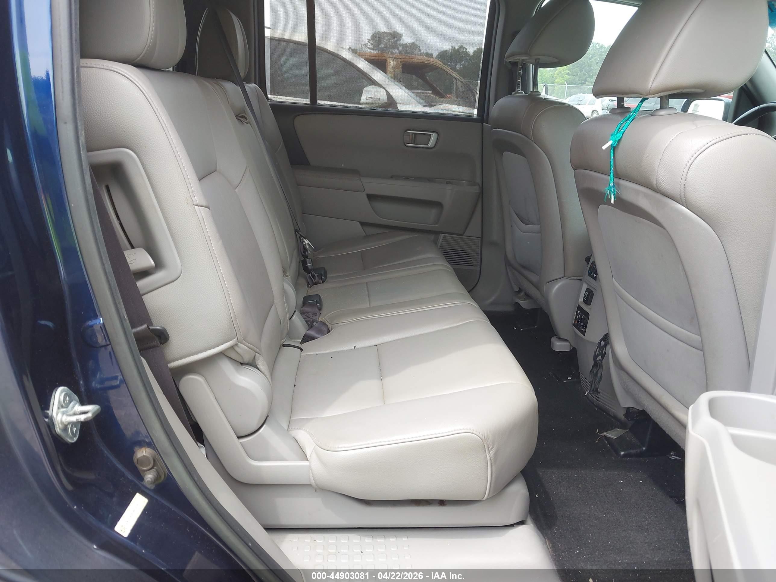 2013 Honda Pilot Touring Blue vin: 5FNYF3H9XDB032208