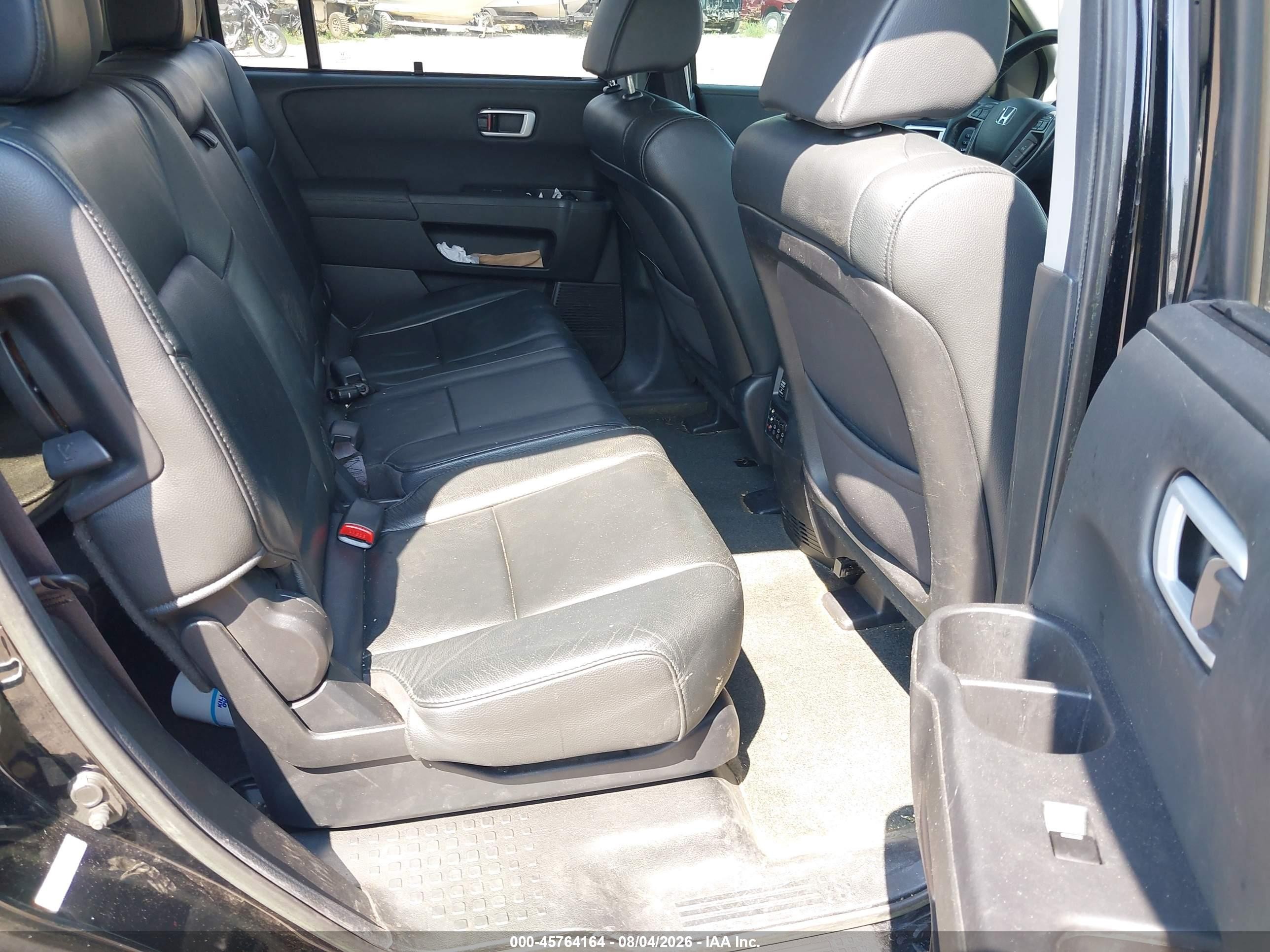 2014 Honda Pilot Touring Black vin: 5FNYF3H9XEB004135