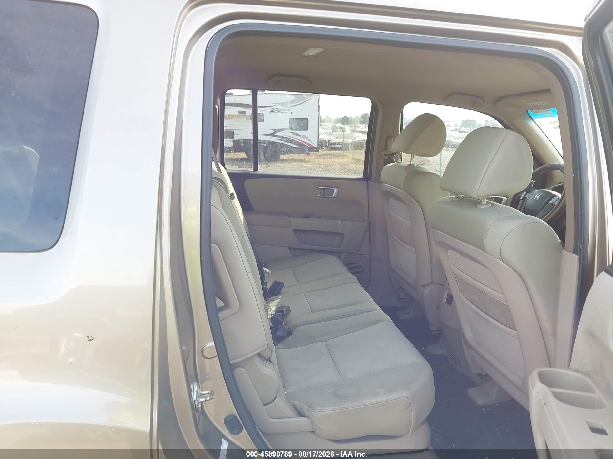 2009 Honda Pilot Lx Коричневый vin: 5FNYF48239B031563
