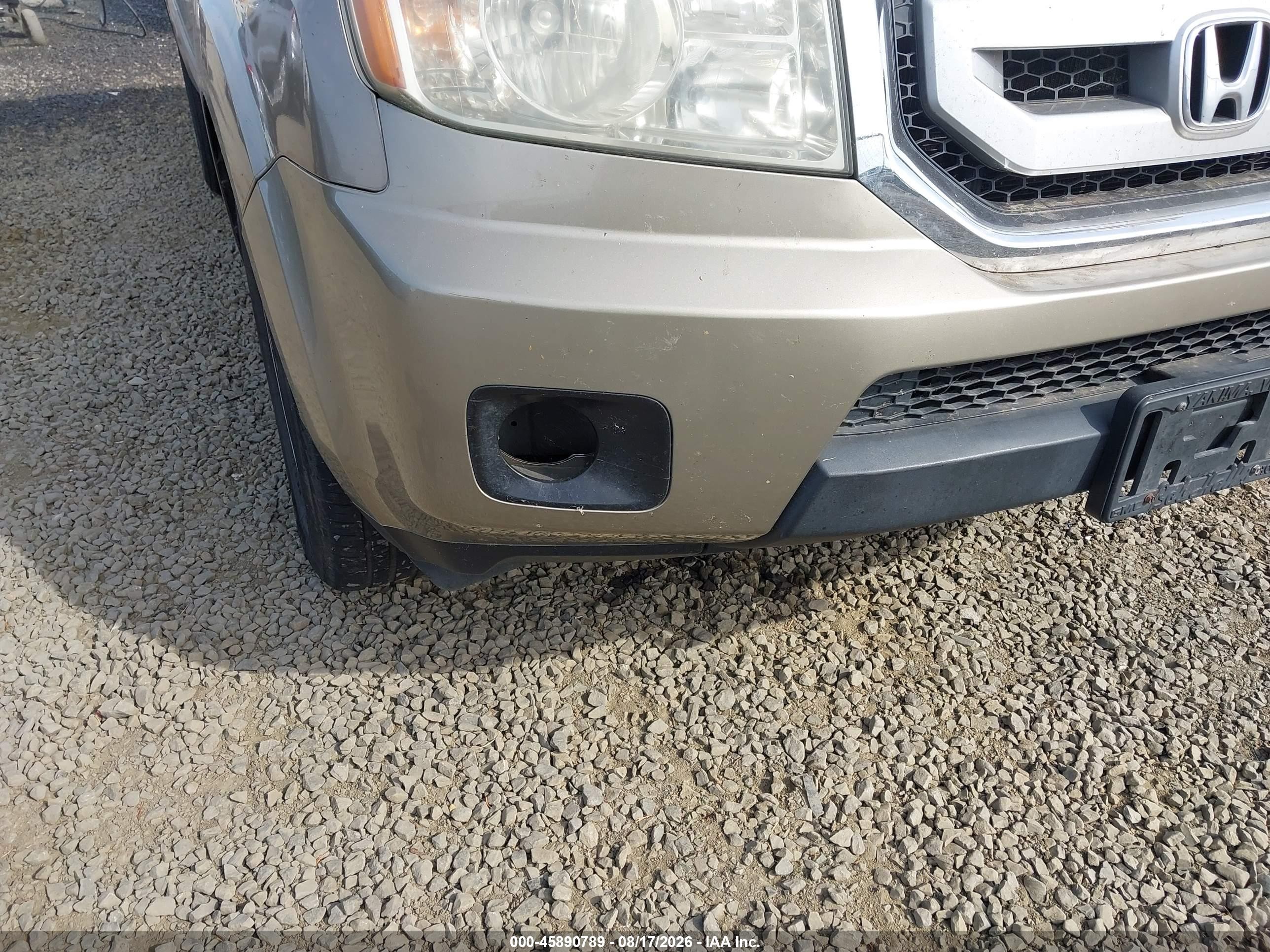 2009 Honda Pilot Lx Коричневый vin: 5FNYF48239B031563