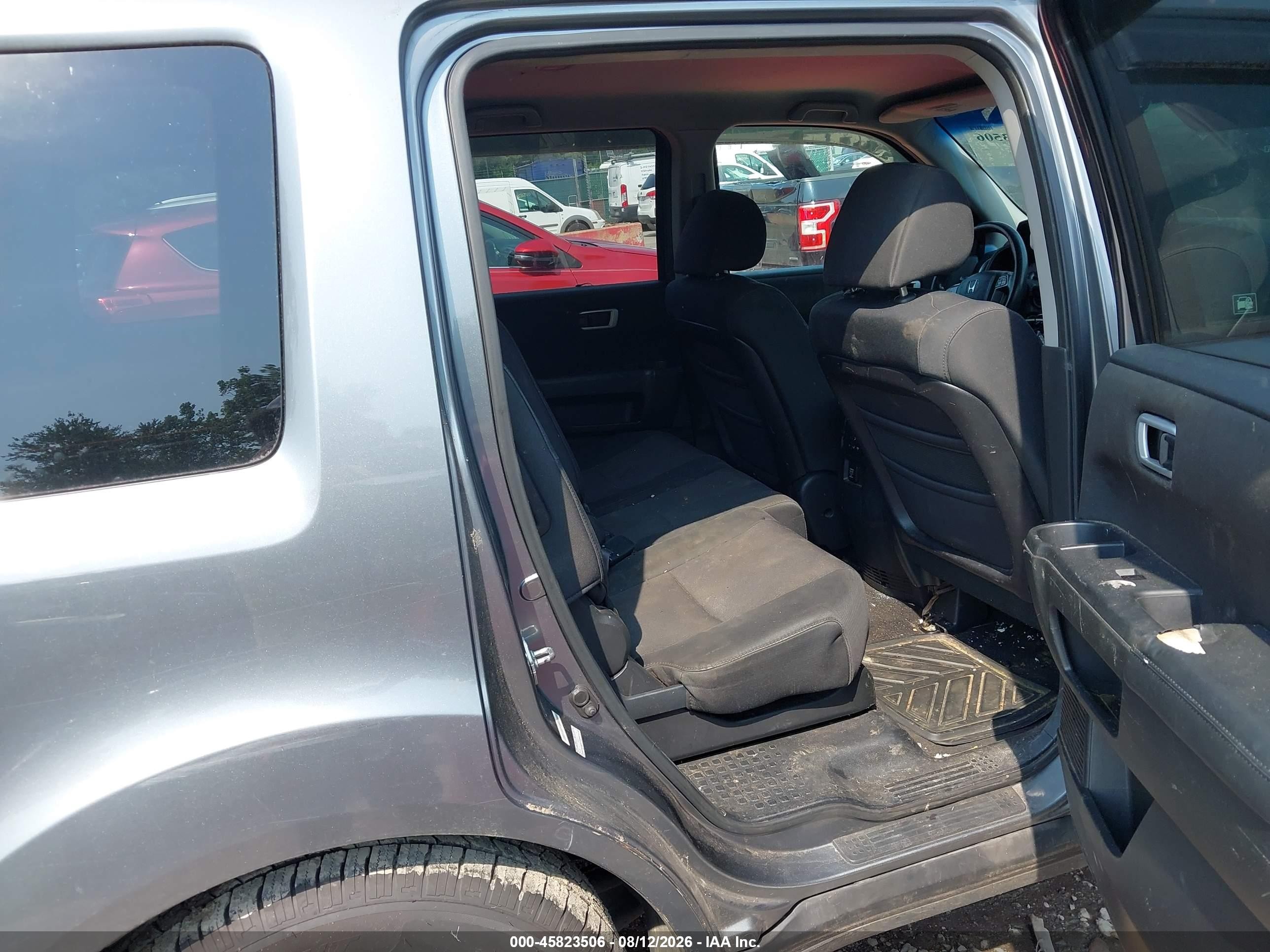 2009 Honda Pilot Lx Gray vin: 5FNYF48279B028732