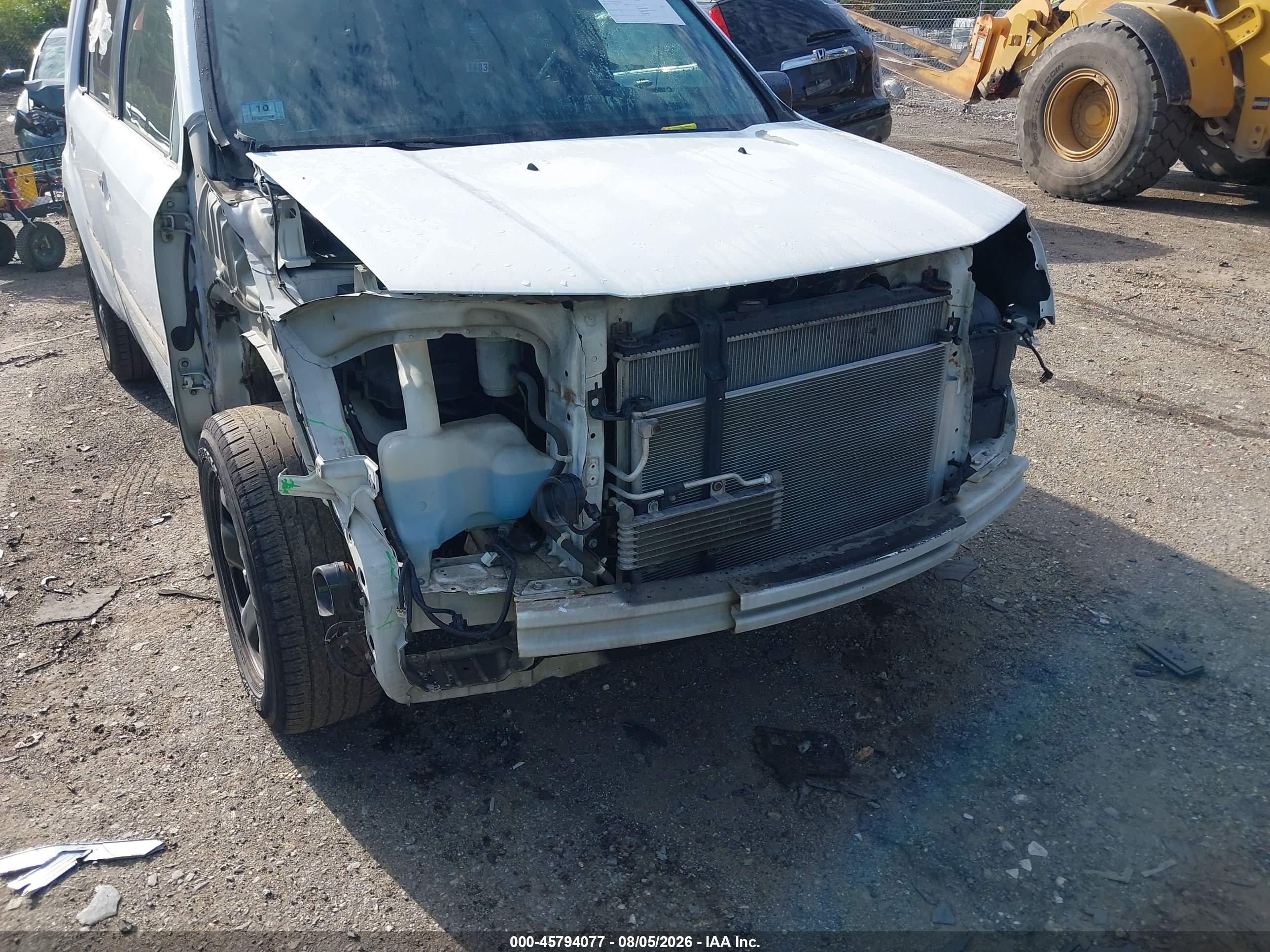 2009 Honda Pilot Lx White vin: 5FNYF48289B056250