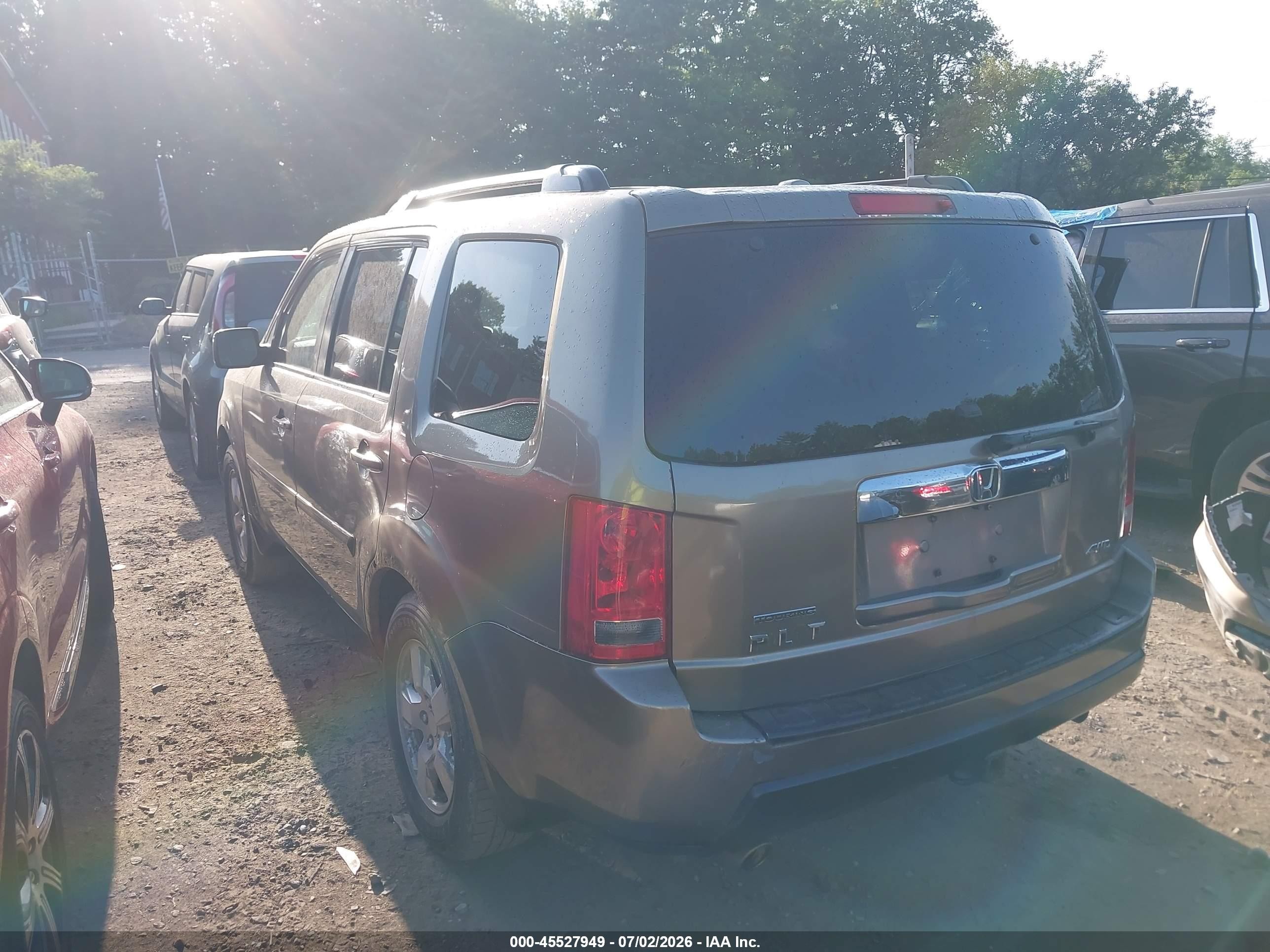 2009 Honda Pilot Ex Brown vin: 5FNYF48409B008940