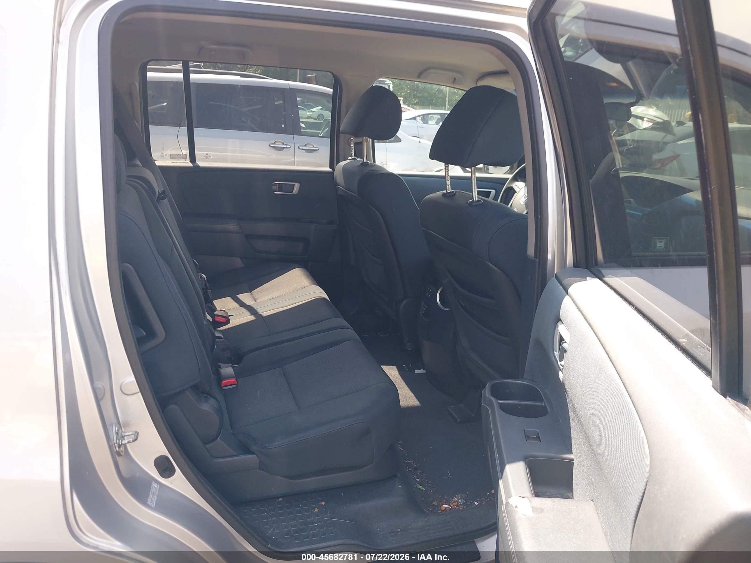 2009 Honda Pilot Ex Silver vin: 5FNYF48409B011529