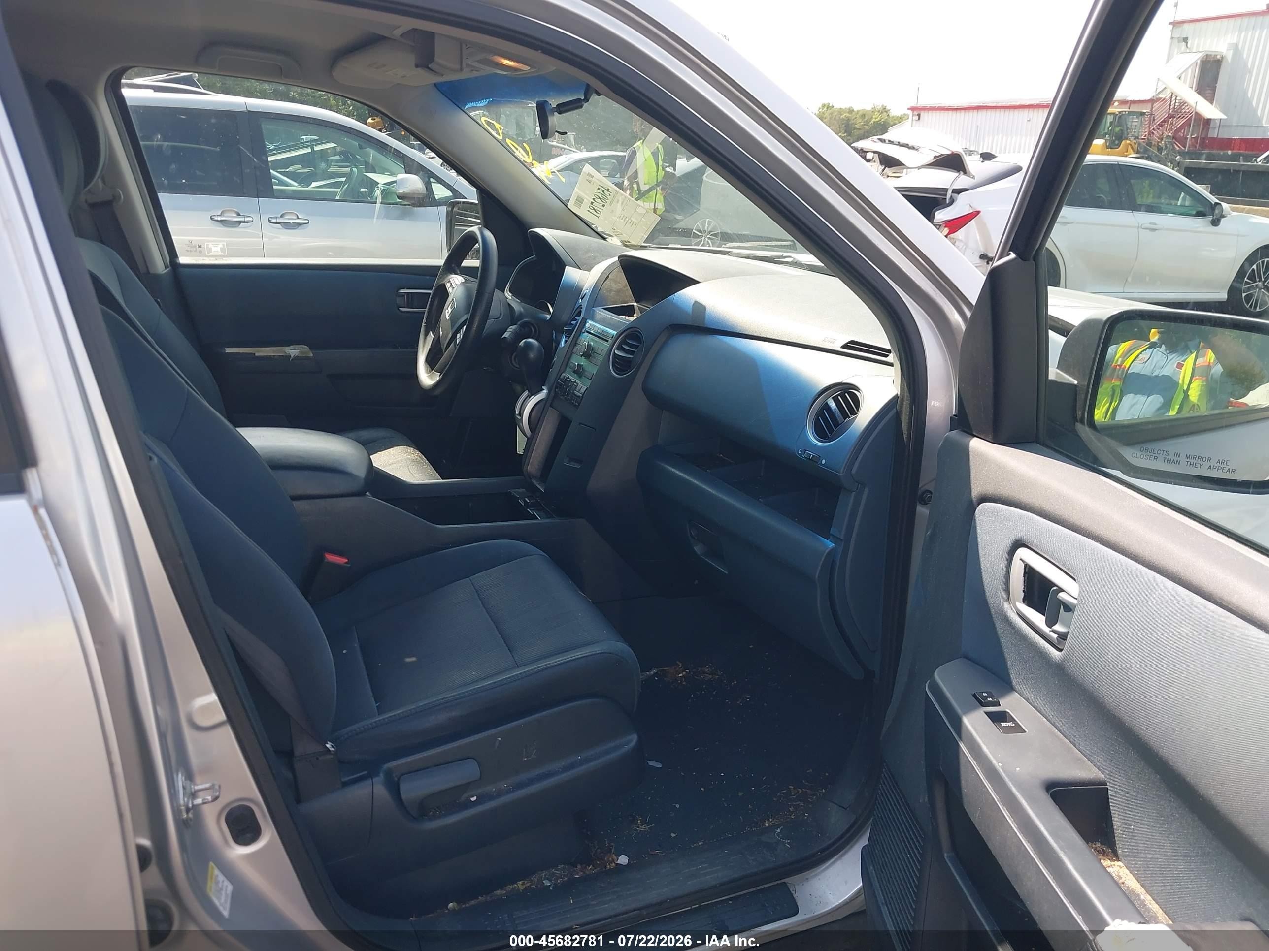 2009 Honda Pilot Ex Silver vin: 5FNYF48409B011529