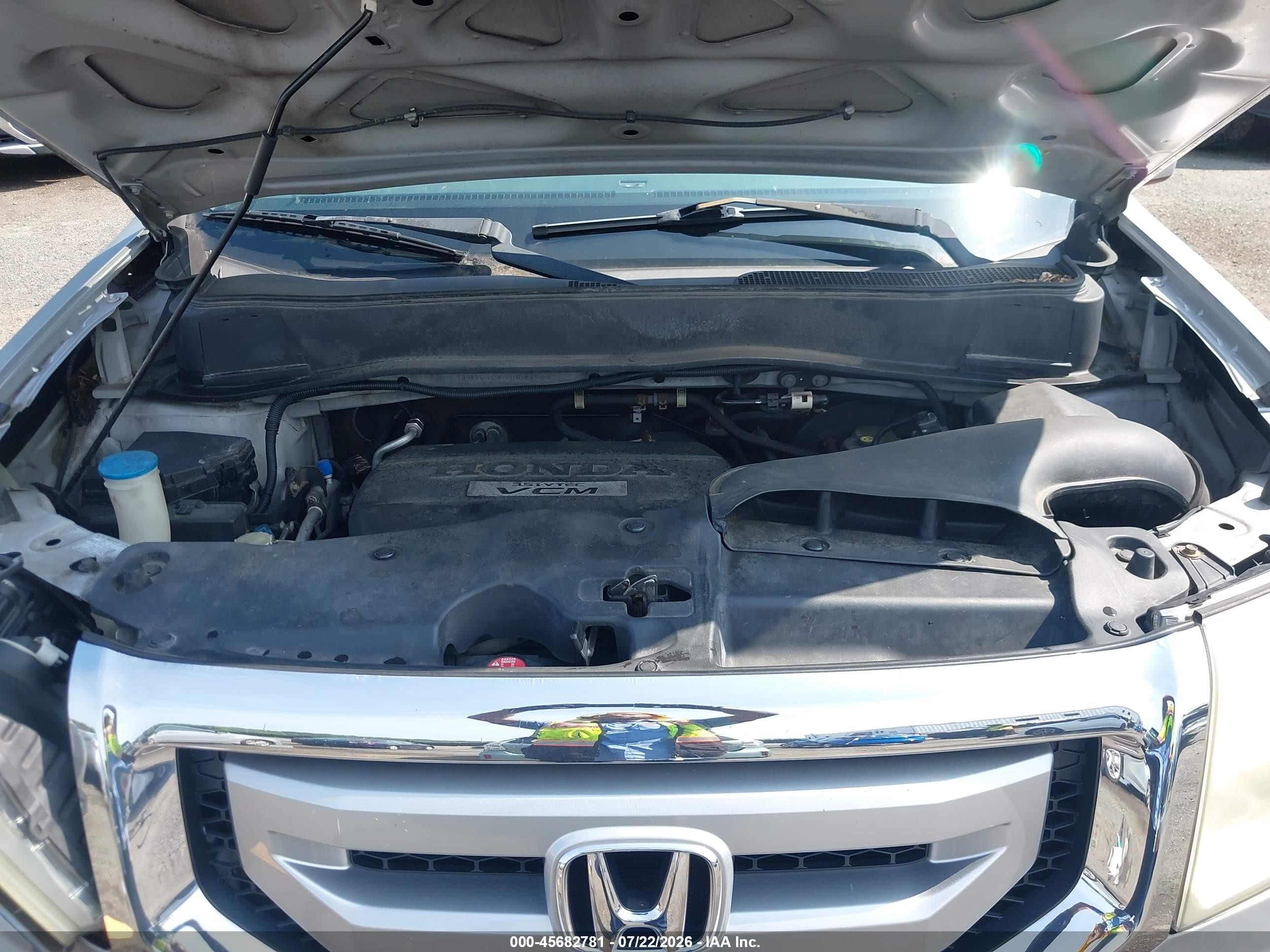 2009 Honda Pilot Ex Silver vin: 5FNYF48409B011529