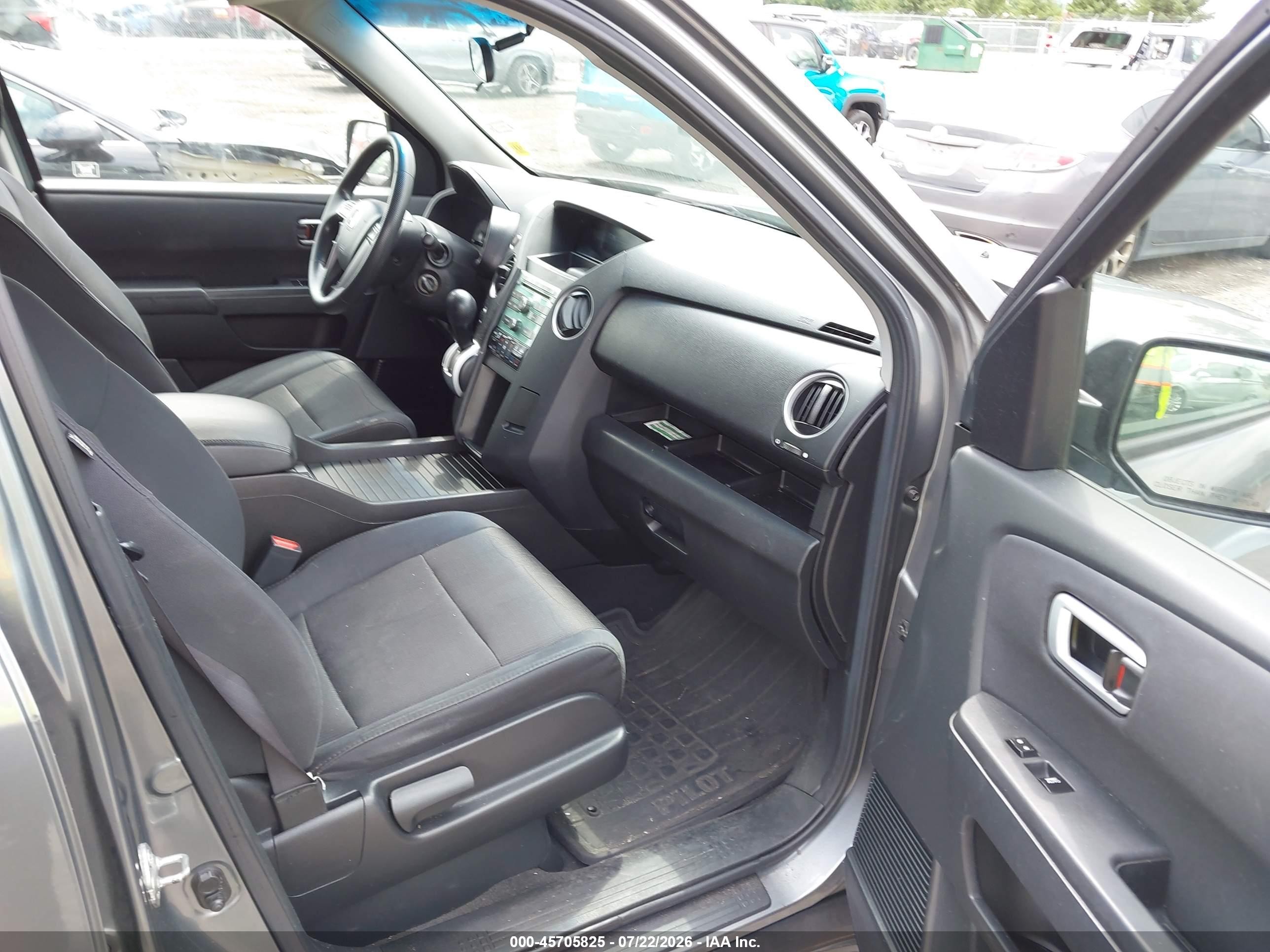 2009 Honda Pilot Ex Gray vin: 5FNYF48429B056150