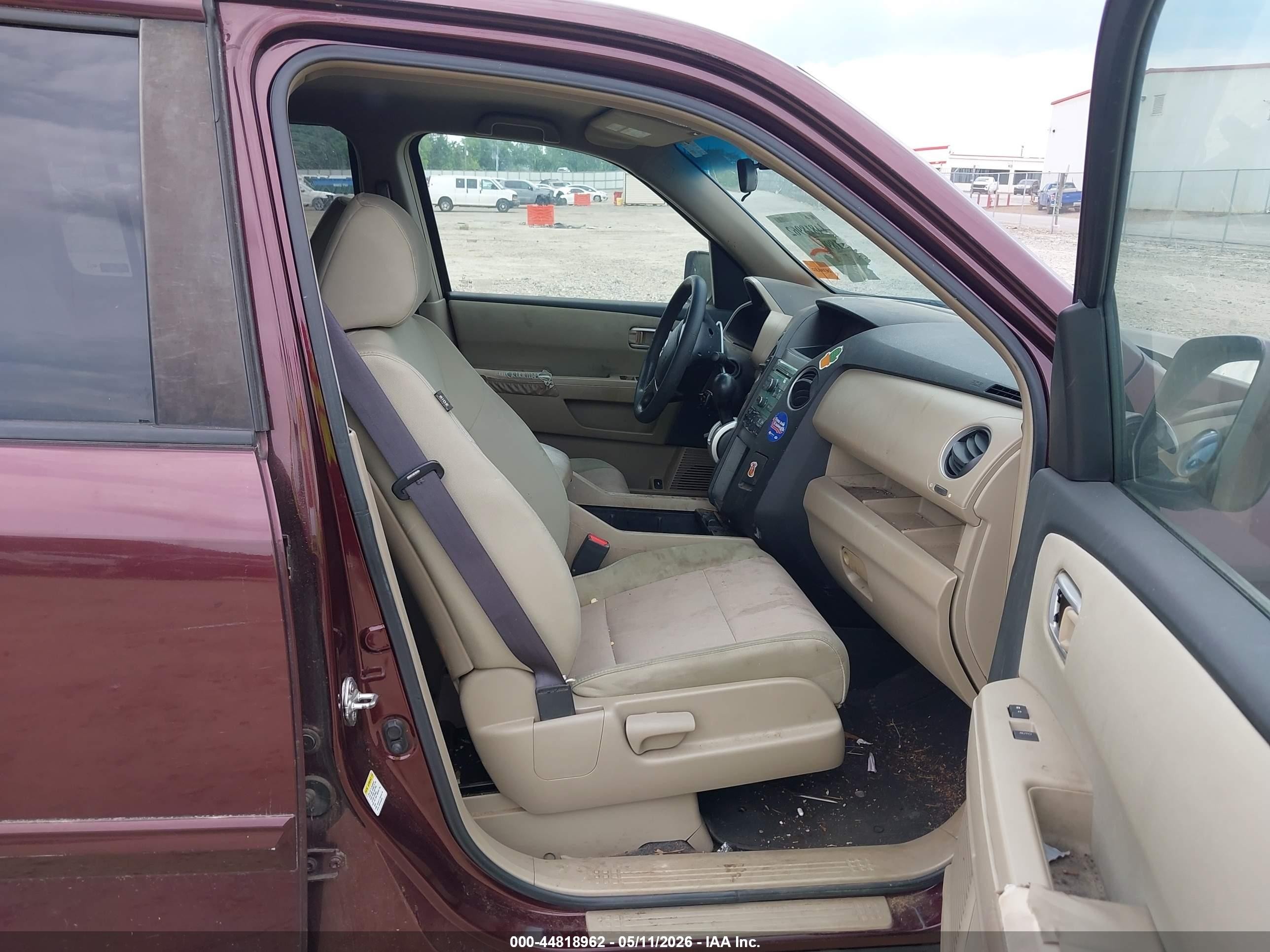2009 Honda Pilot Ex Бордовый vin: 5FNYF48449B025577