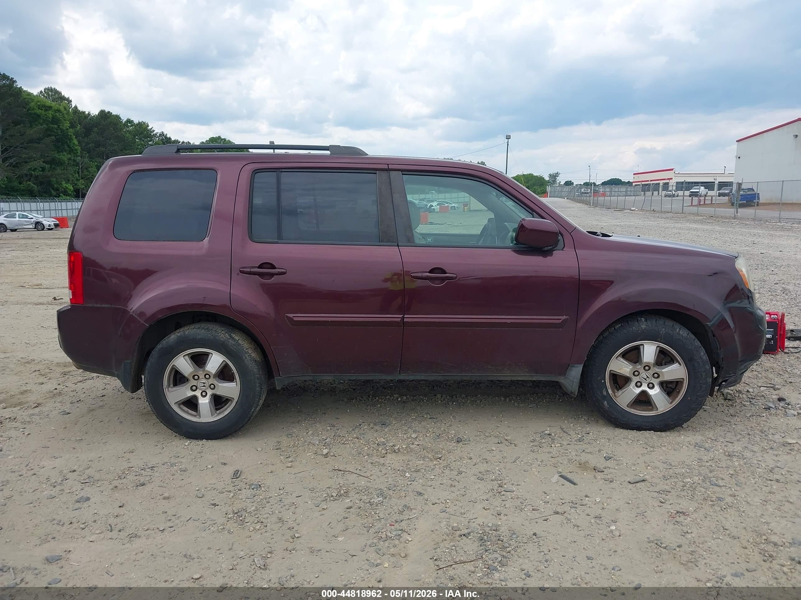 2009 Honda Pilot Ex Бордовый vin: 5FNYF48449B025577