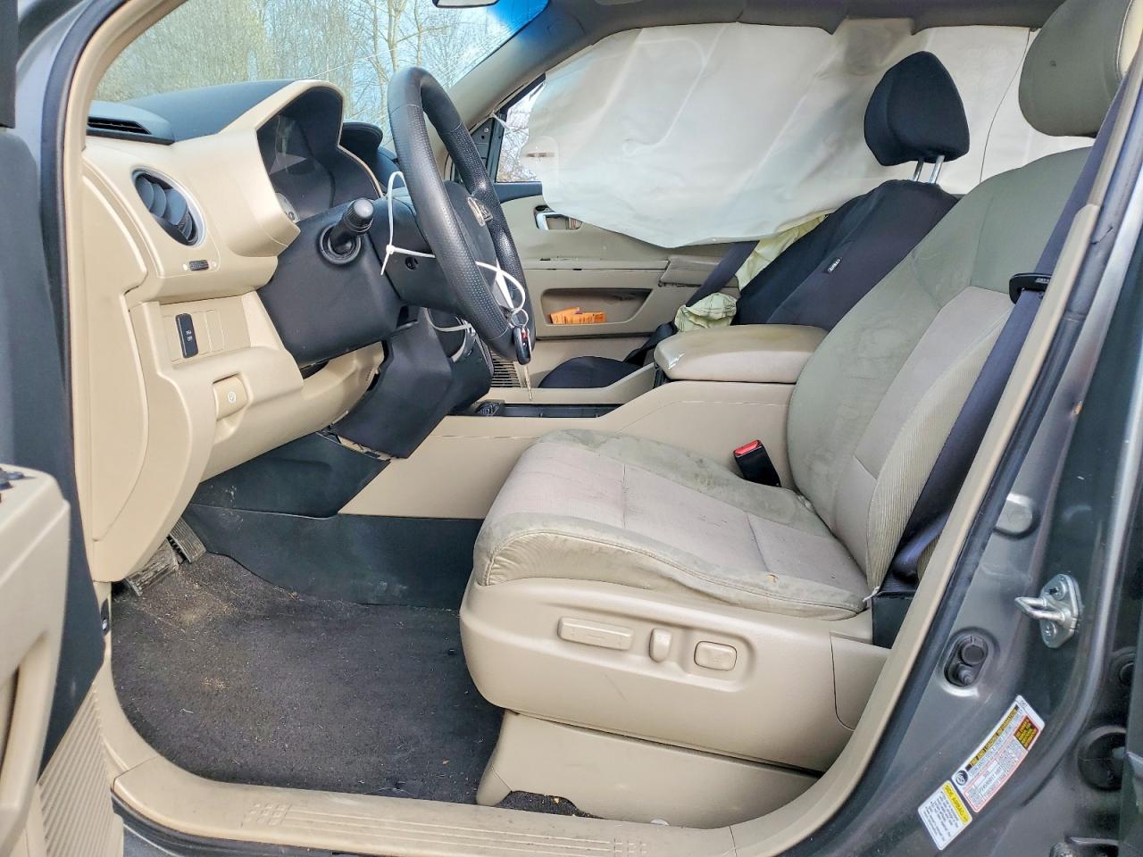 2009 Honda Pilot Ex Серый vin: 5FNYF48469B002365