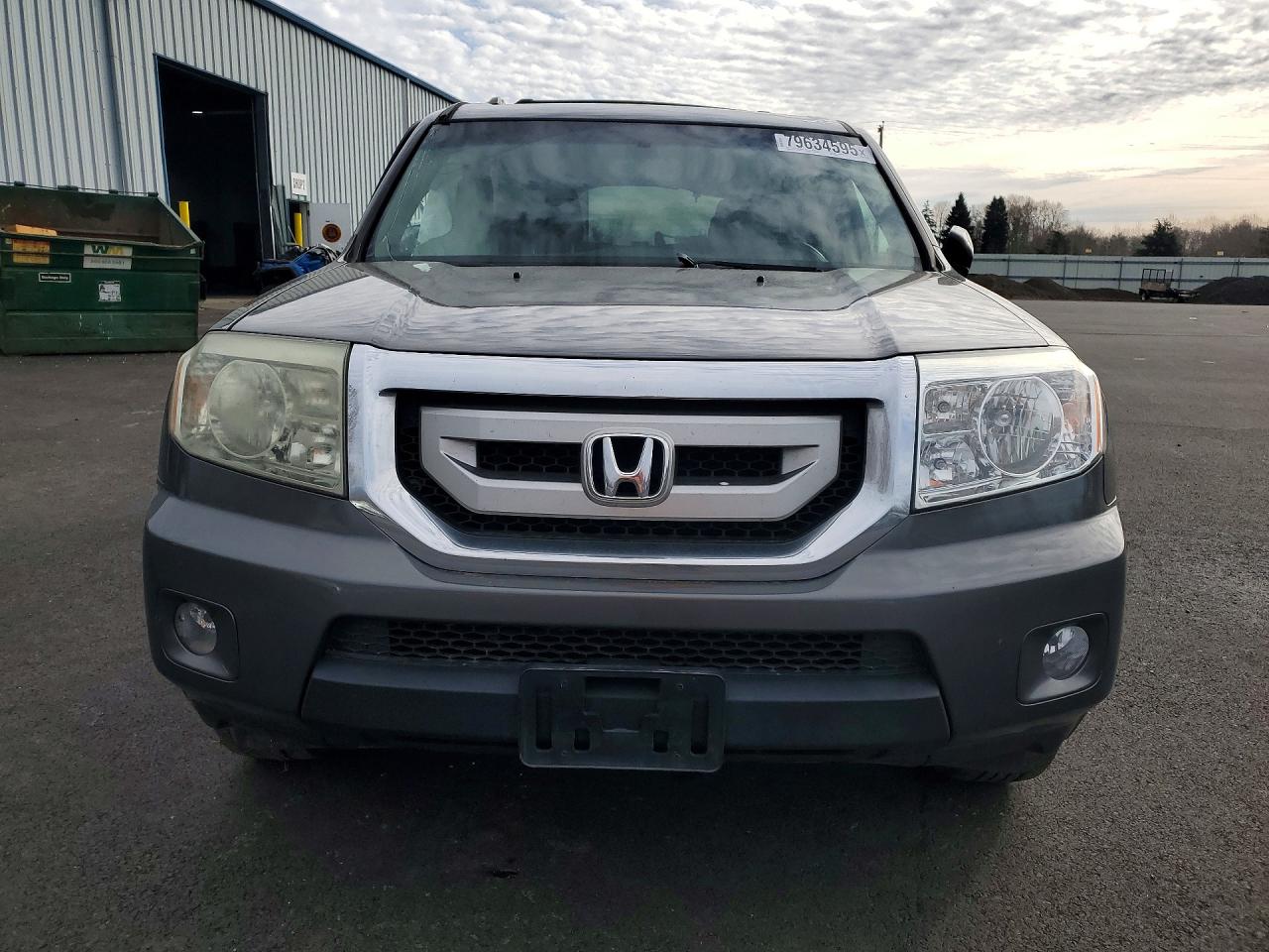 2009 Honda Pilot Ex Серый vin: 5FNYF48469B002365