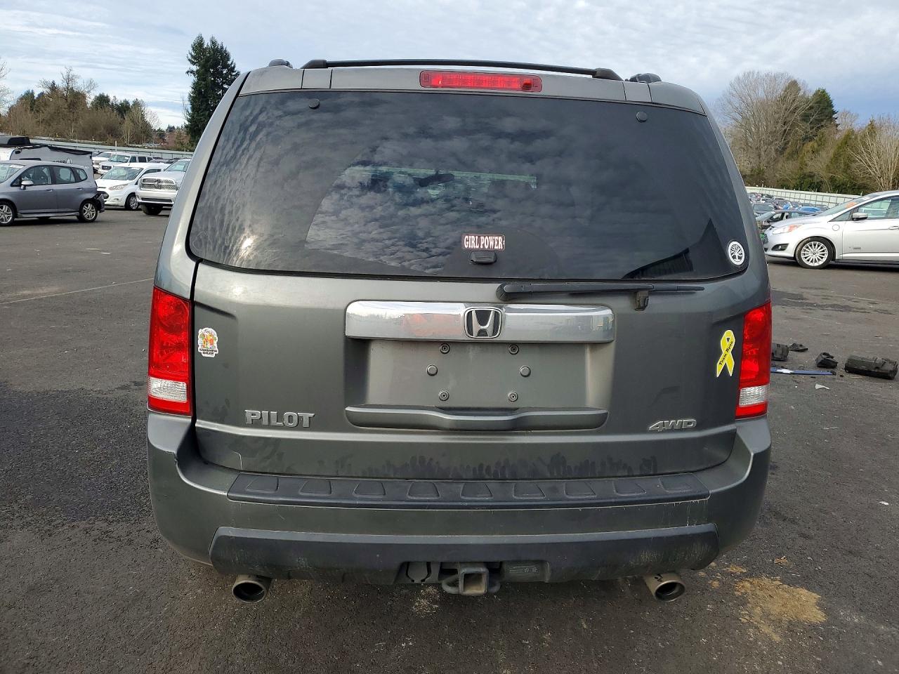 2009 Honda Pilot Ex Серый vin: 5FNYF48469B002365