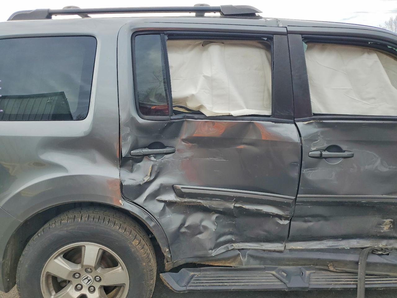 2009 Honda Pilot Ex Серый vin: 5FNYF48469B002365