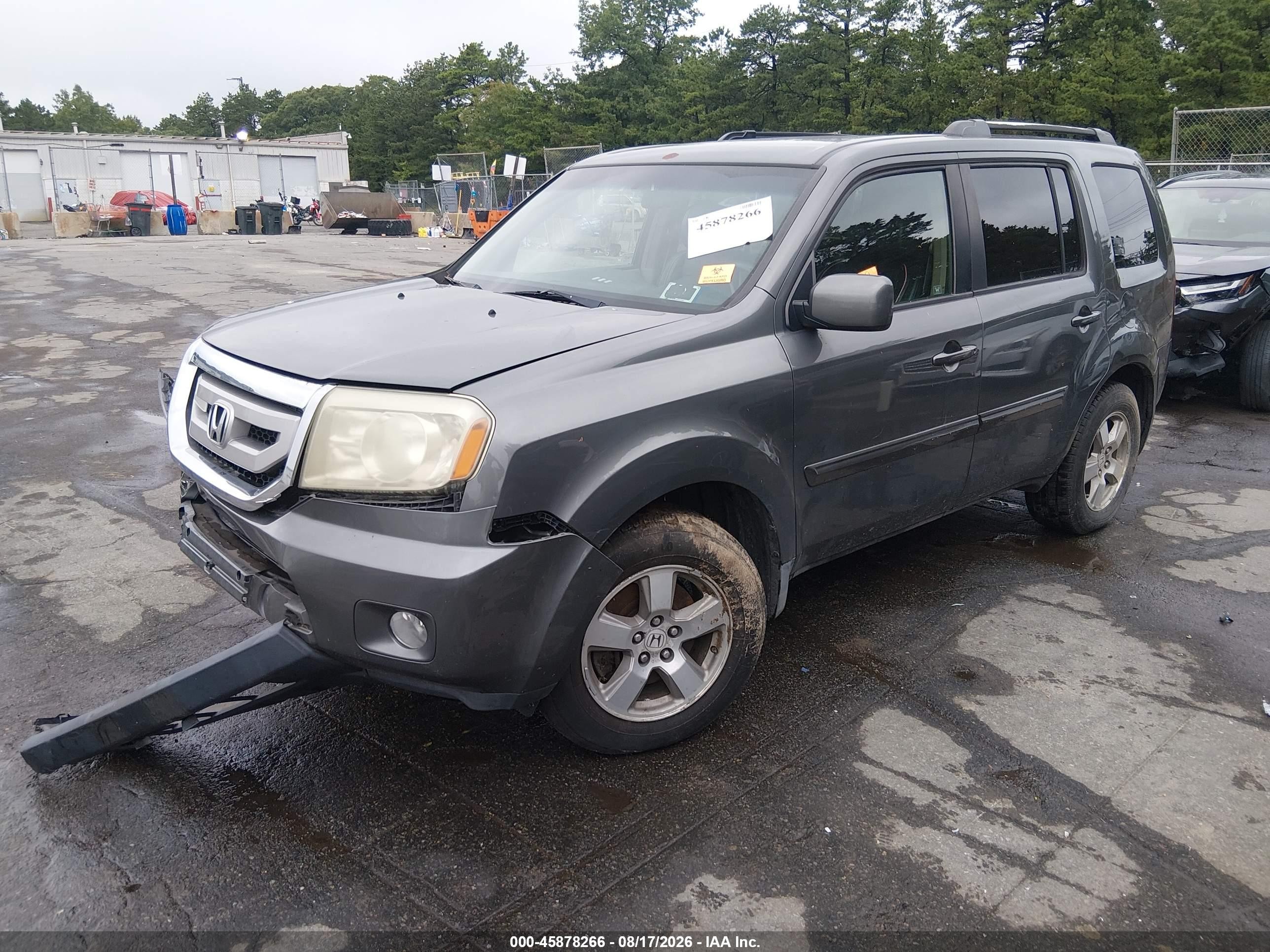 2009 Honda Pilot Ex Gray vin: 5FNYF48469B003435