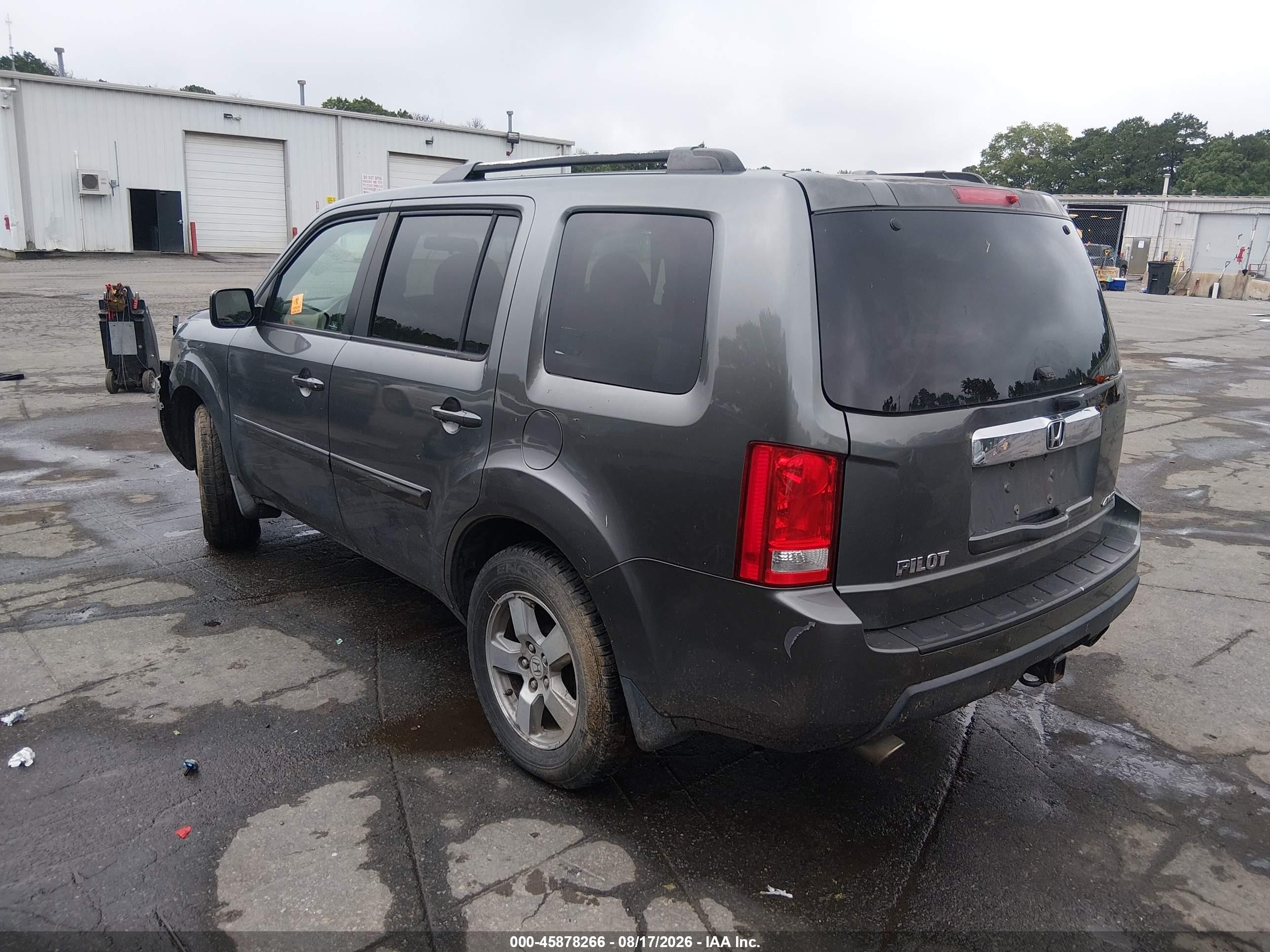 2009 Honda Pilot Ex Gray vin: 5FNYF48469B003435