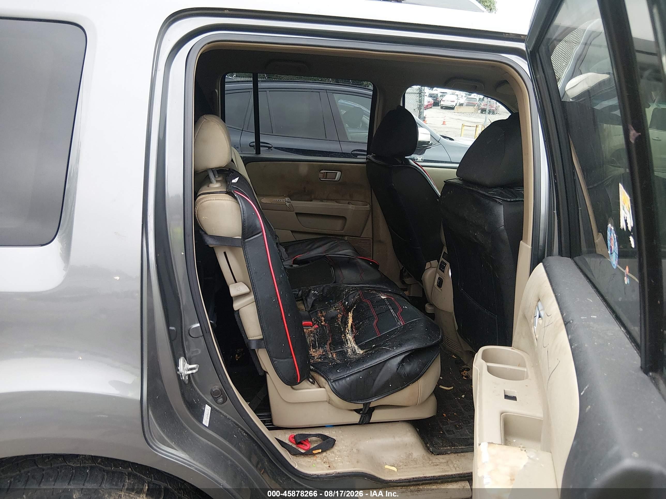 2009 Honda Pilot Ex Gray vin: 5FNYF48469B003435