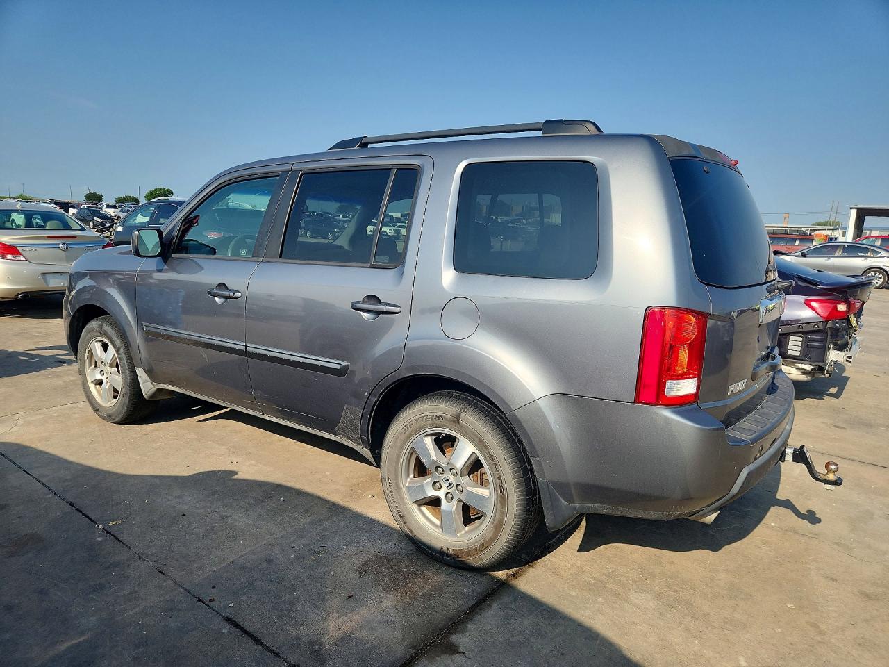 2009 Honda Pilot Ex Gray vin: 5FNYF48469B043269