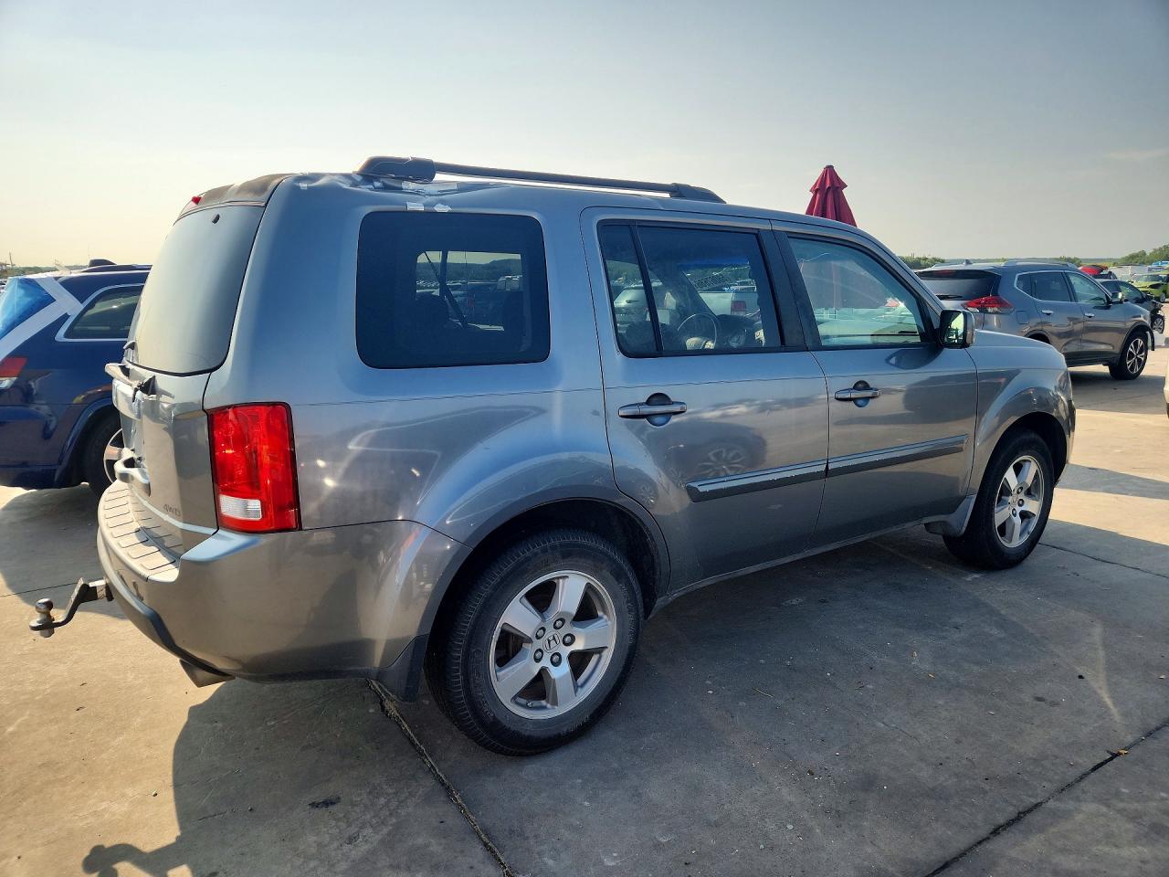 2009 Honda Pilot Ex Gray vin: 5FNYF48469B043269