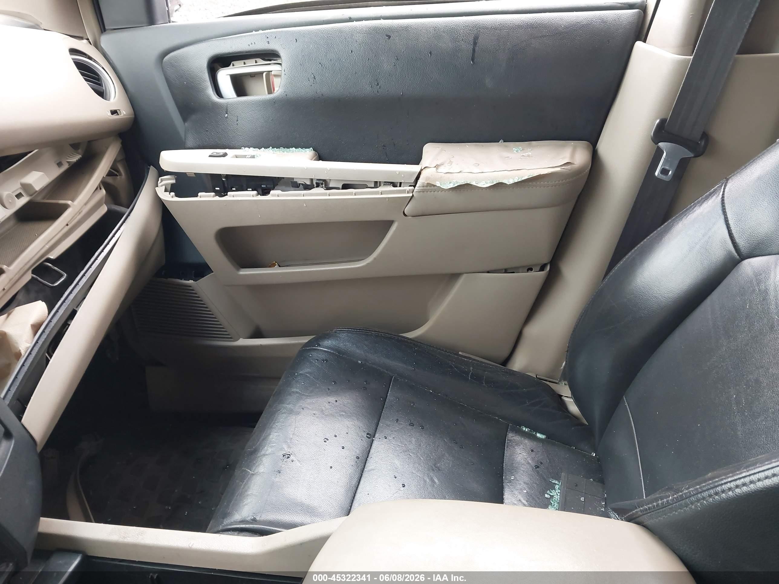 2009 Honda Pilot Ex Gray vin: 5FNYF48479B025265