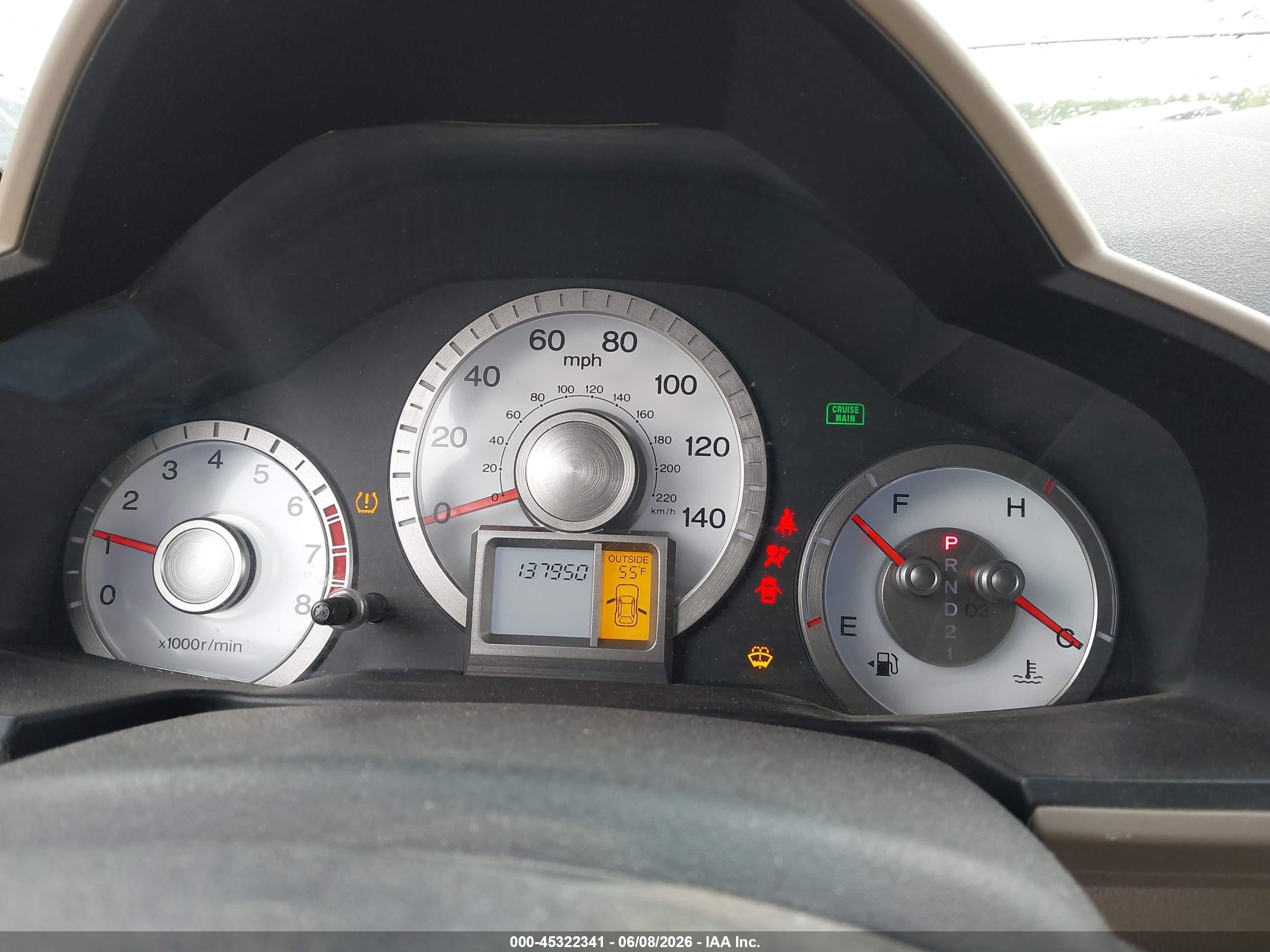 2009 Honda Pilot Ex Gray vin: 5FNYF48479B025265