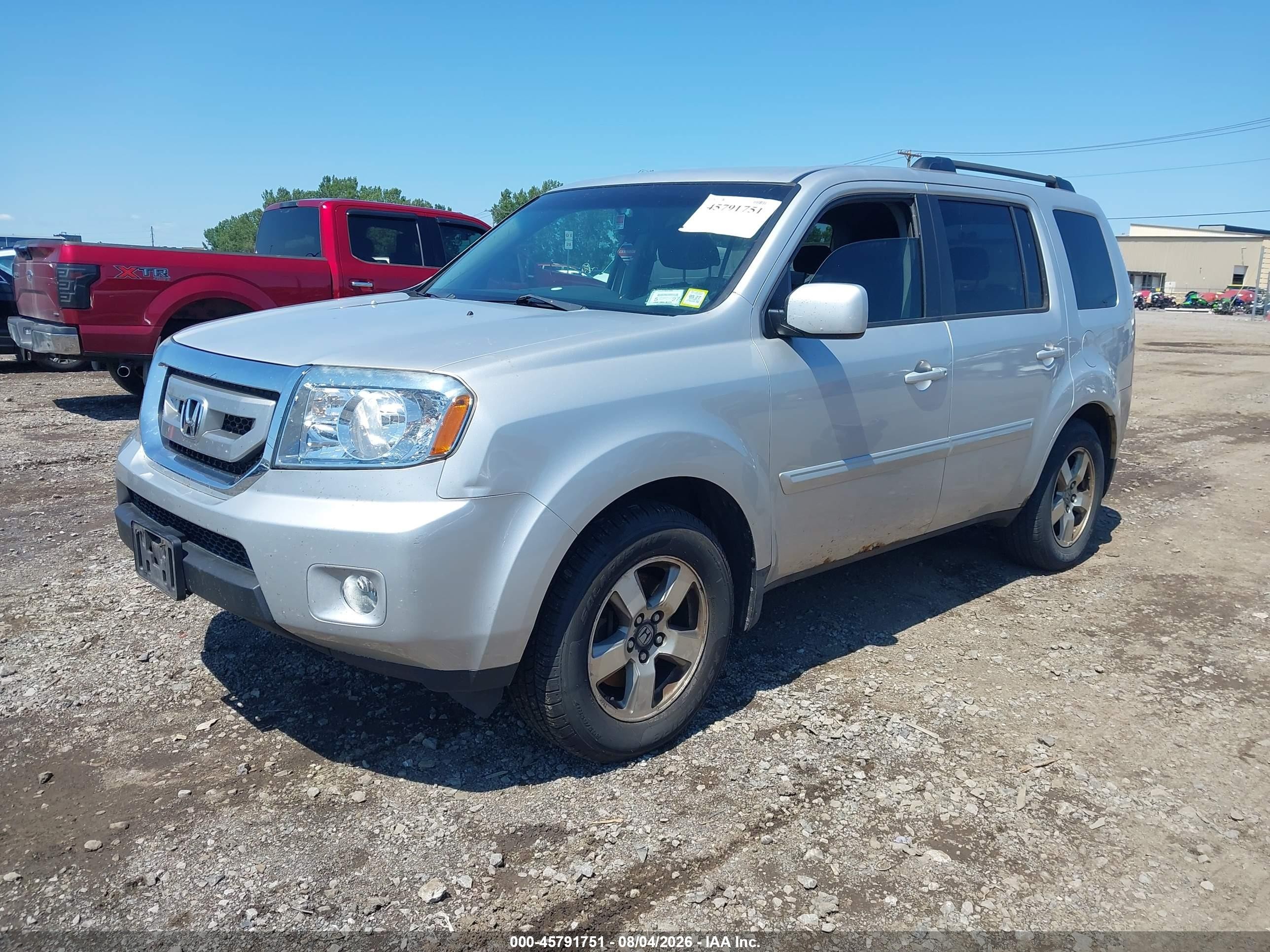 2009 Honda Pilot Ex Silver vin: 5FNYF48489B011519
