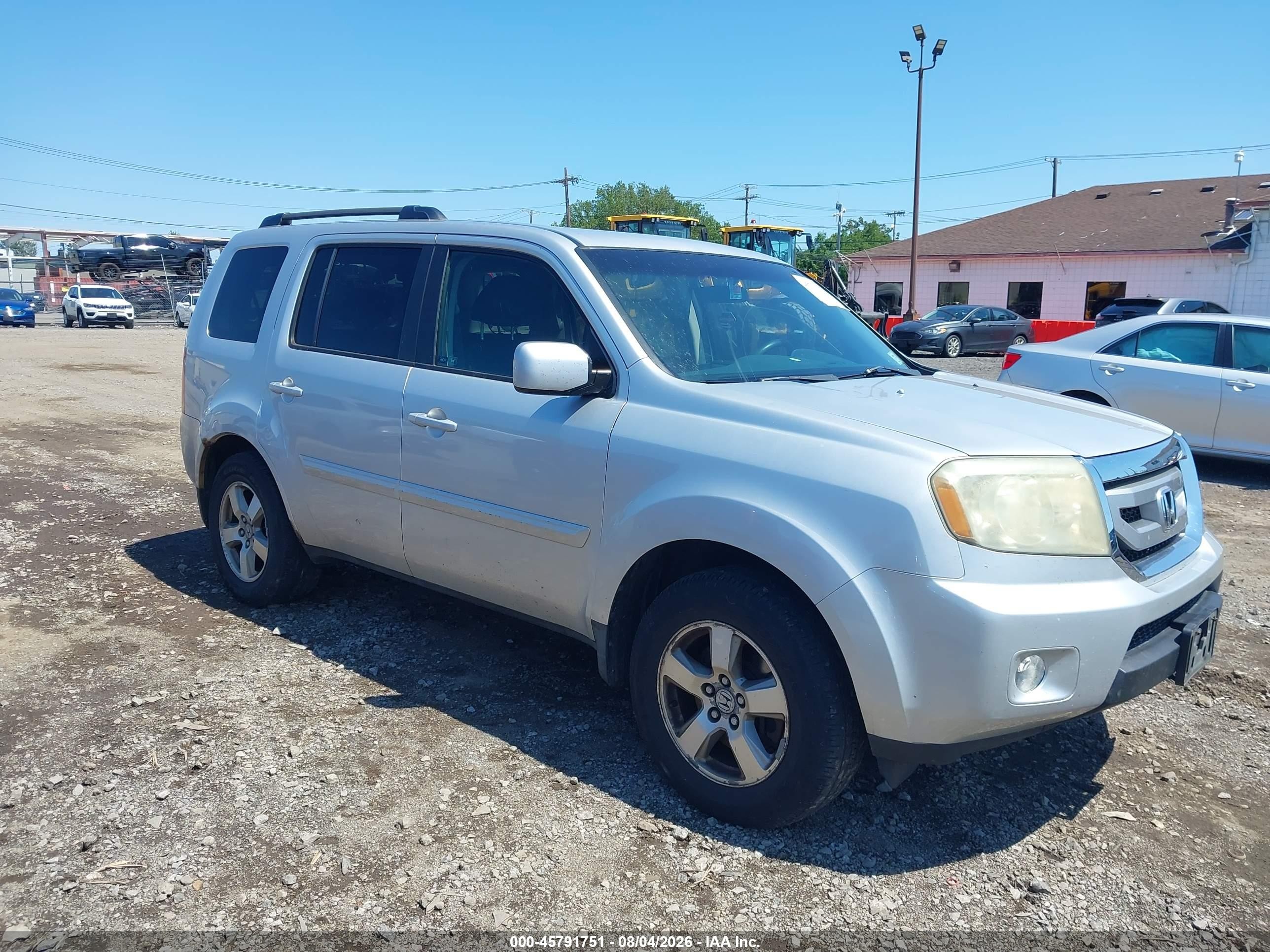 2009 Honda Pilot Ex Silver vin: 5FNYF48489B011519
