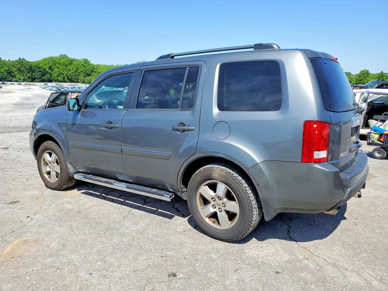 2009 Honda Pilot Exl Gray vin: 5FNYF48509B023947