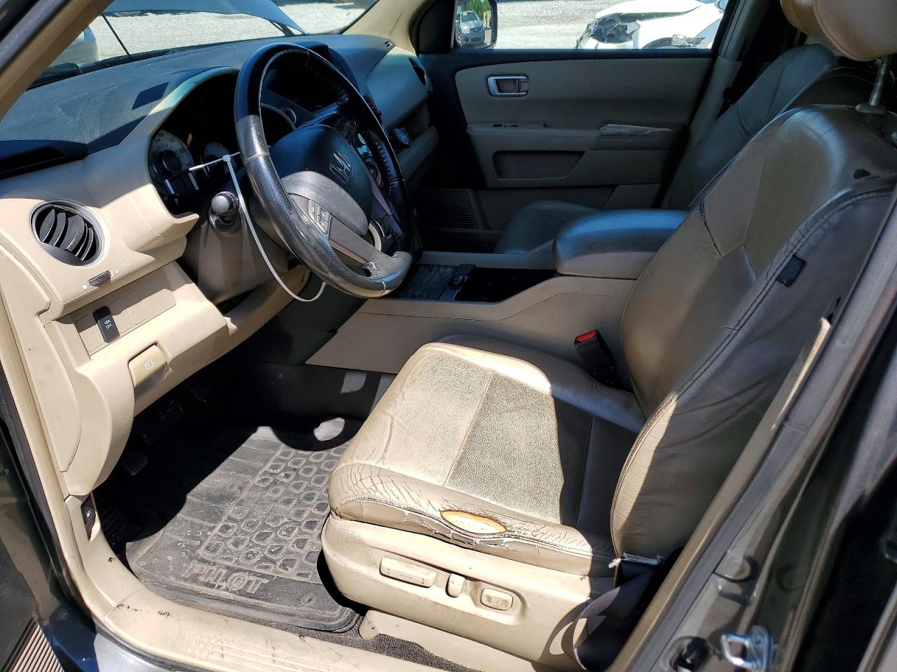 2009 Honda Pilot Exl Gray vin: 5FNYF48509B023947