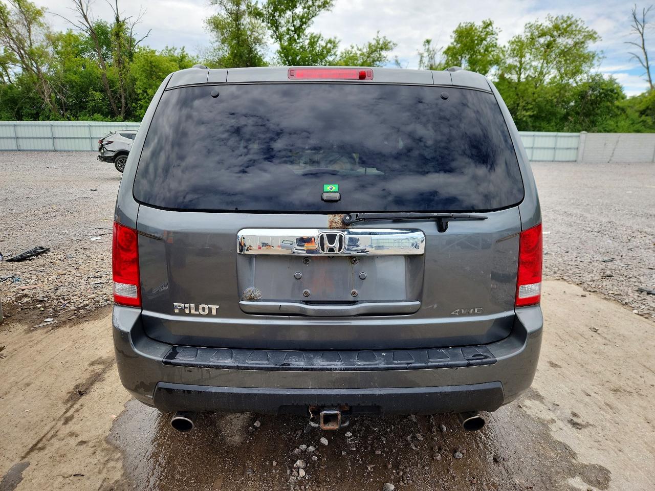 2009 Honda Pilot Exl Серый vin: 5FNYF48519B007675