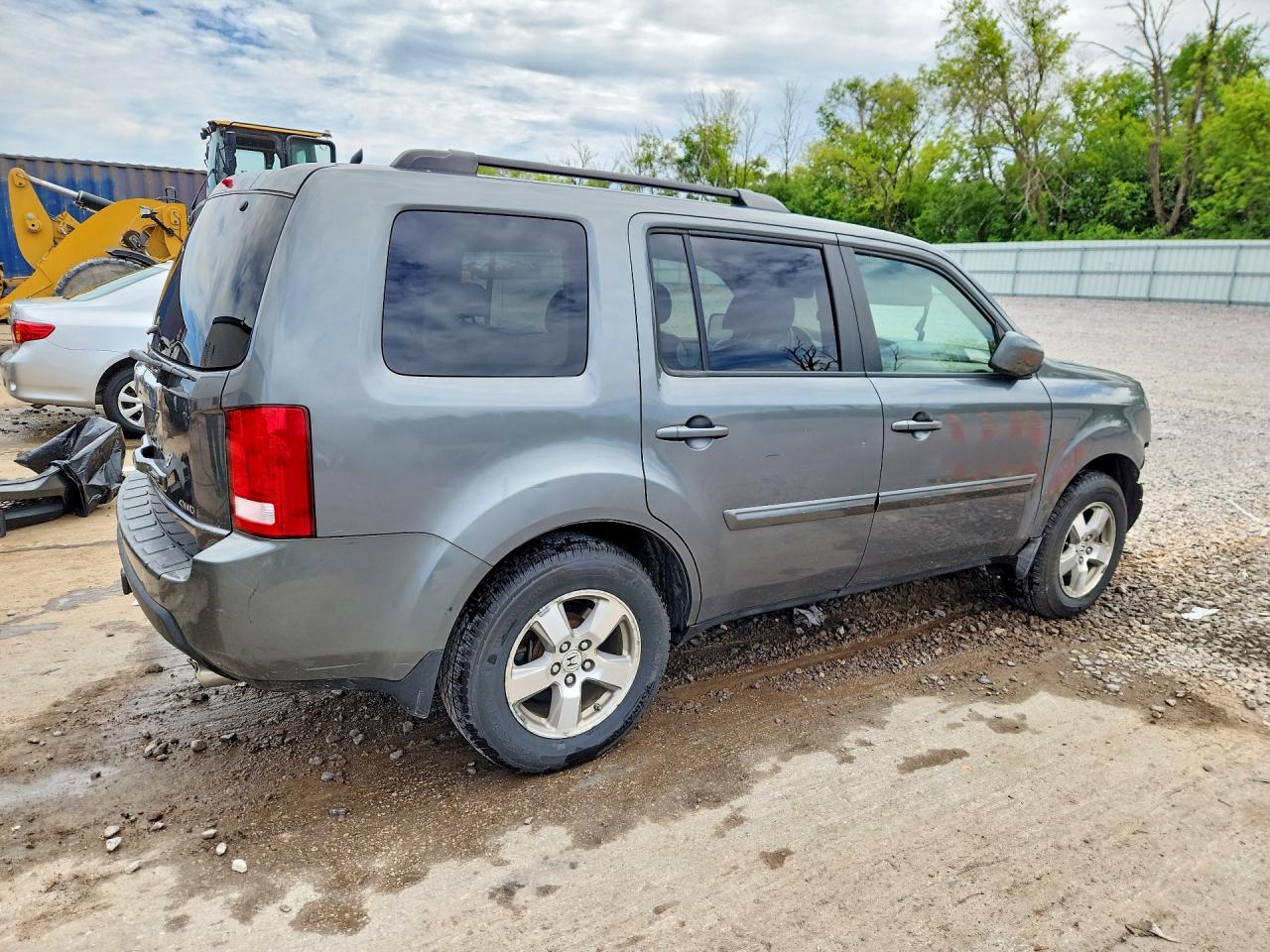 2009 Honda Pilot Exl Серый vin: 5FNYF48519B007675