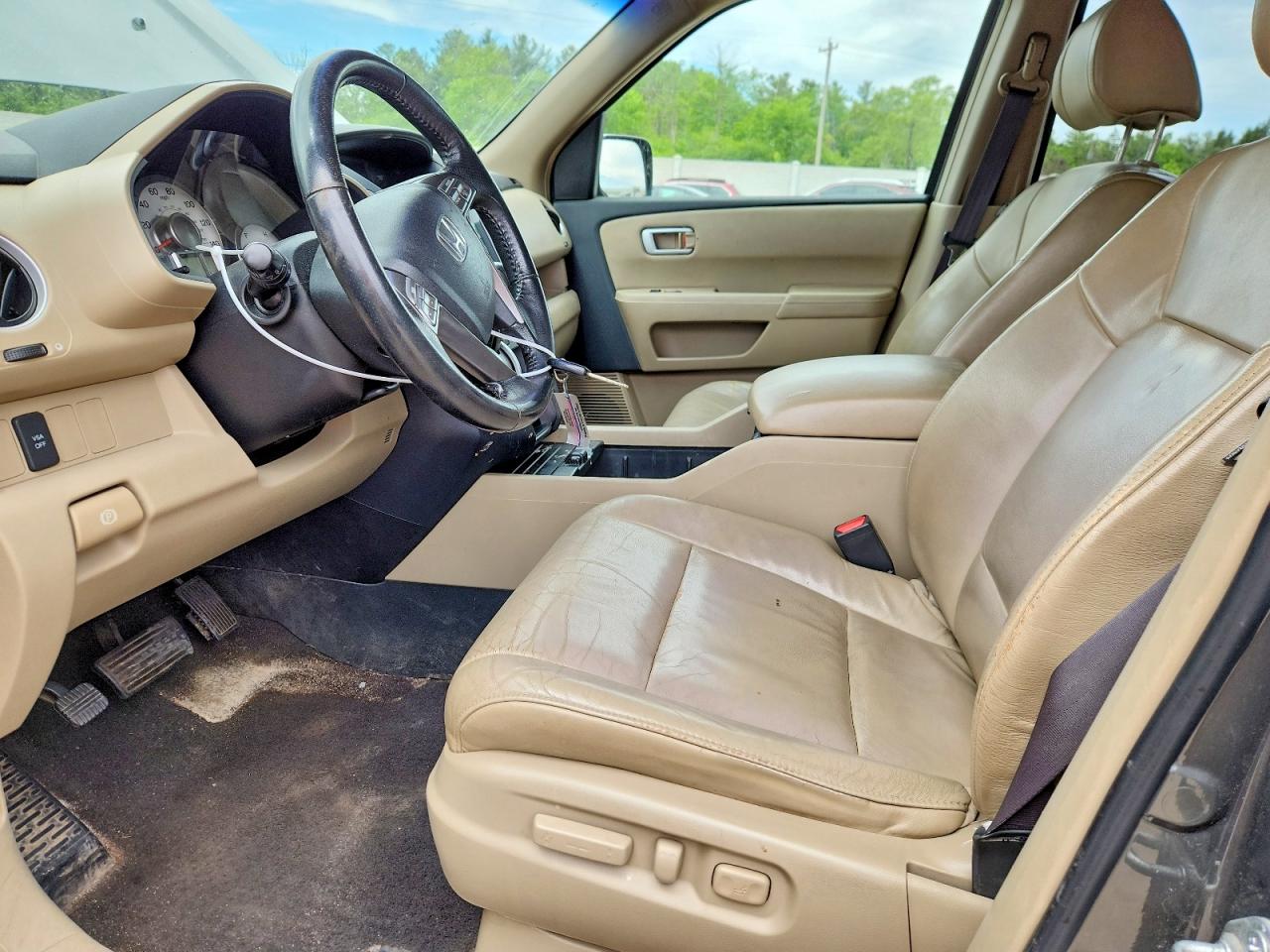 2009 Honda Pilot Exl Серый vin: 5FNYF48519B007675