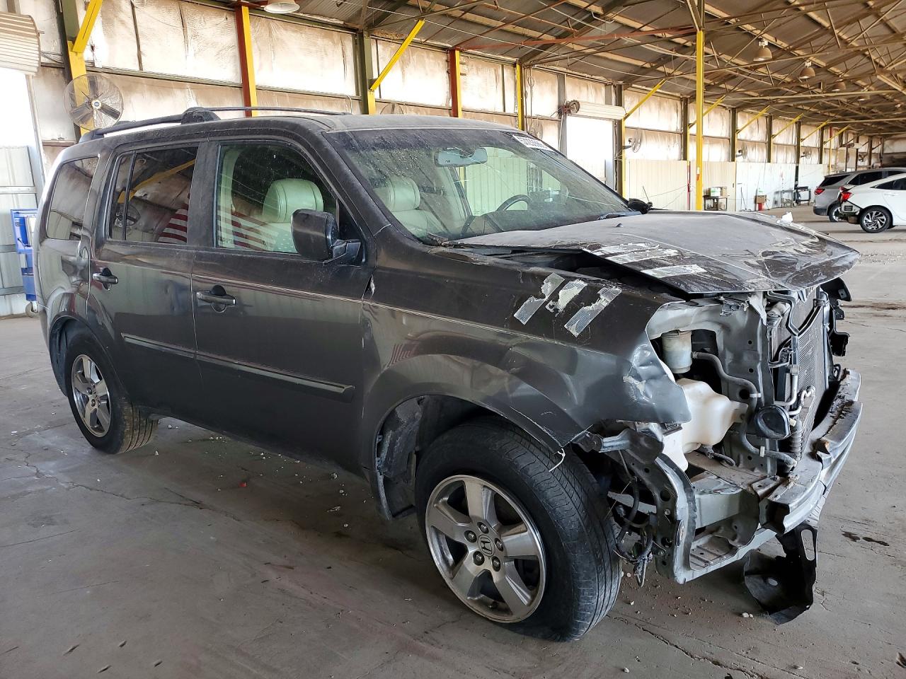 2009 Honda Pilot Exl Gray vin: 5FNYF48519B021270