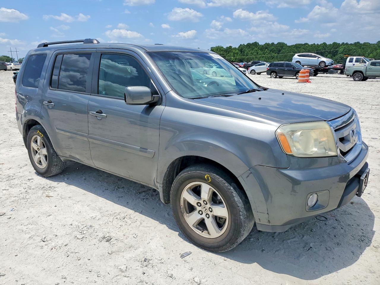 2009 Honda Pilot Exl Gray vin: 5FNYF48519B042247