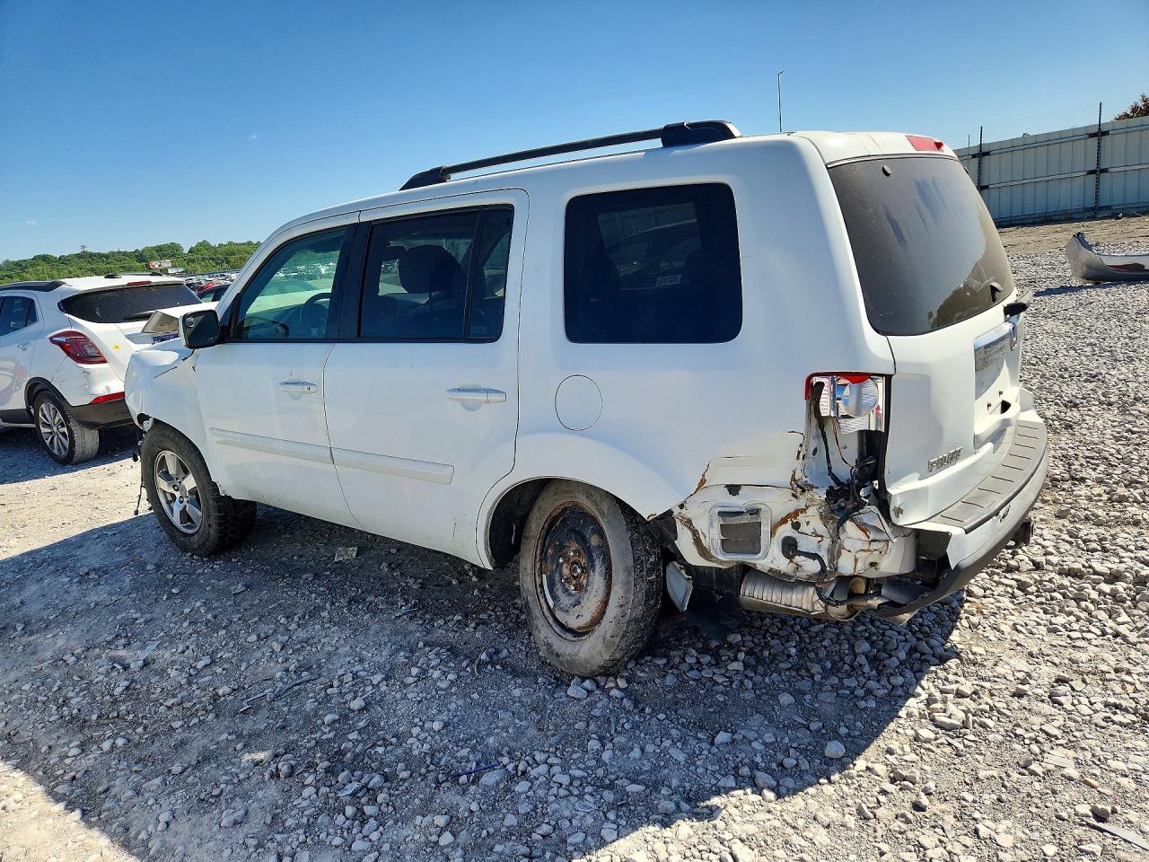 2009 Honda Pilot Белый vin: 5FNYF48519B043754