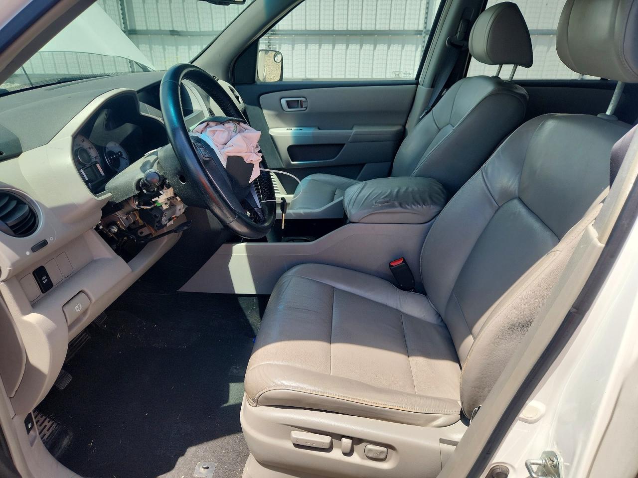 2009 Honda Pilot Белый vin: 5FNYF48519B043754