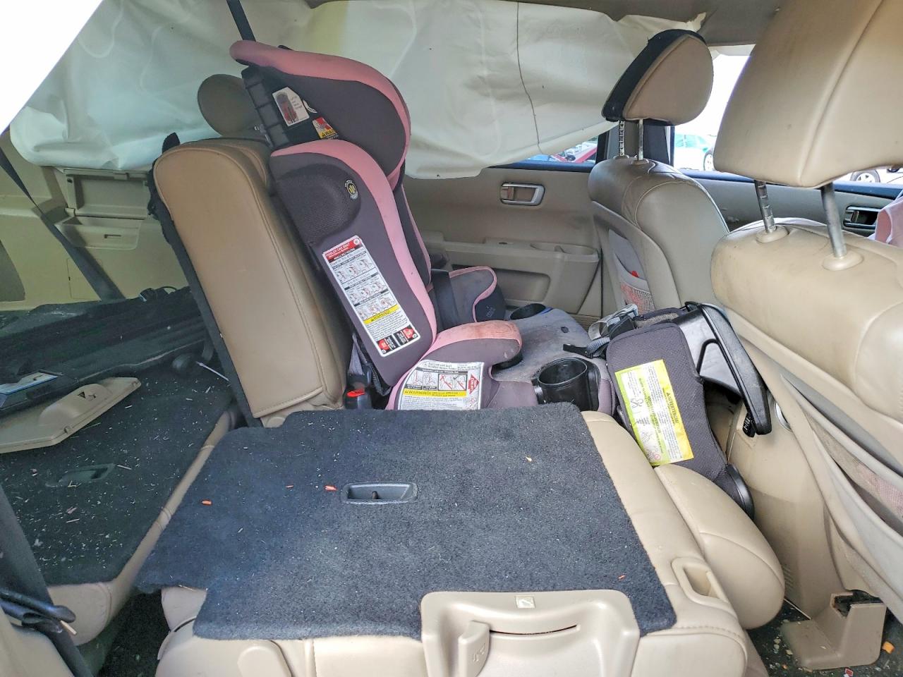 2009 Honda Pilot Exl Золотой vin: 5FNYF48519B047576