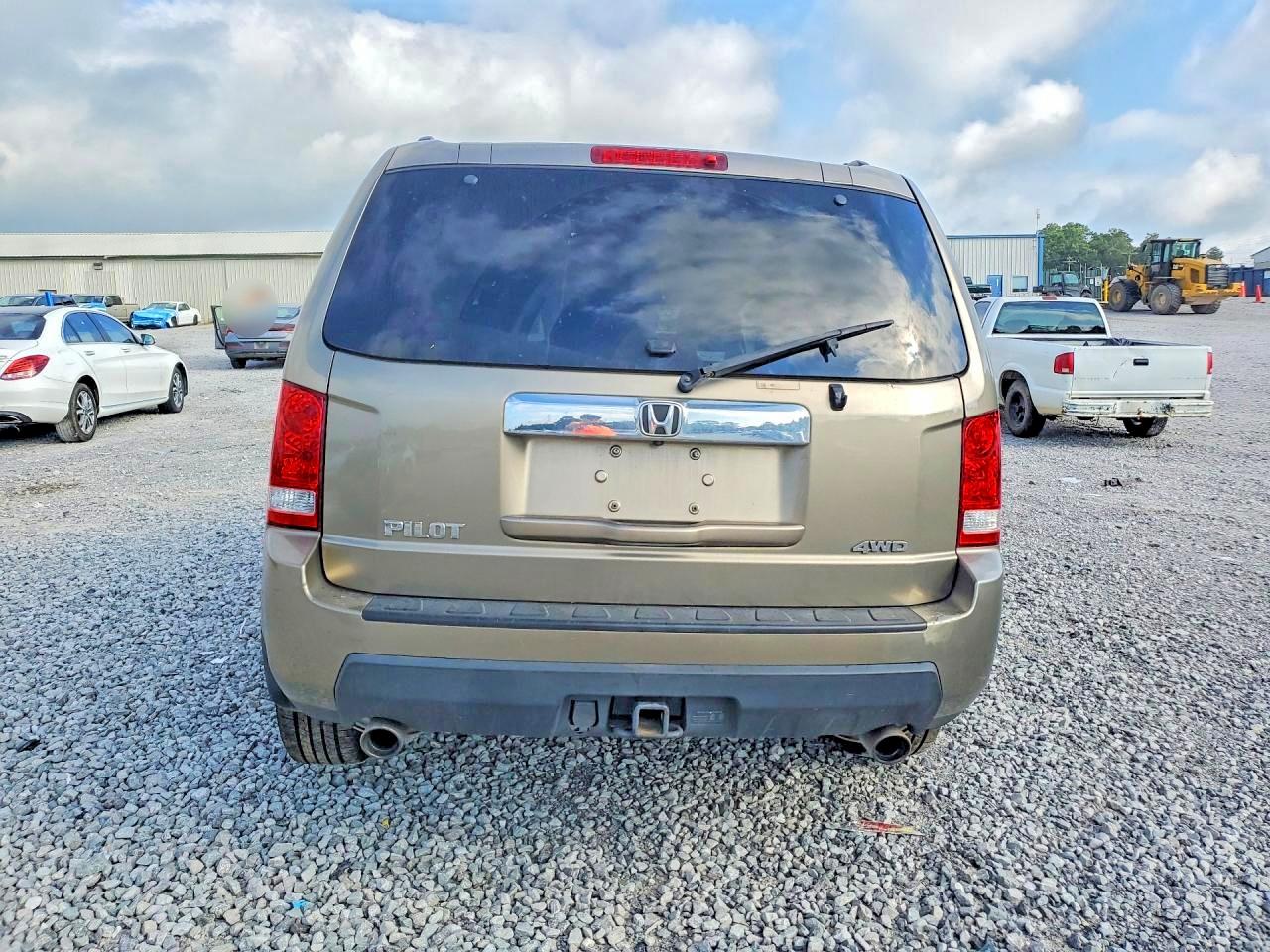 2009 Honda Pilot Exl Золотой vin: 5FNYF48519B047576