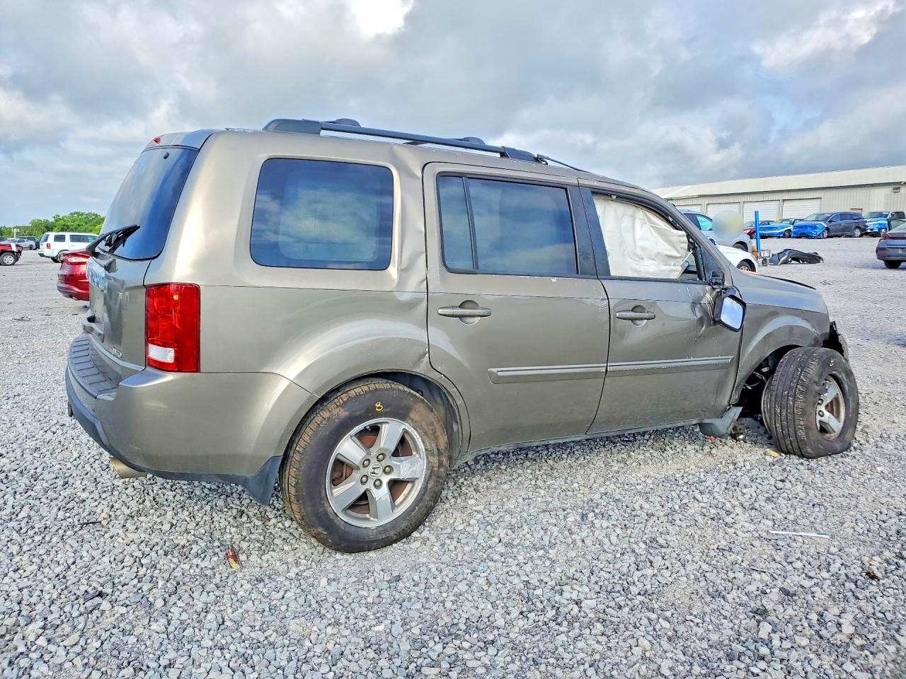 2009 Honda Pilot Exl Золотой vin: 5FNYF48519B047576