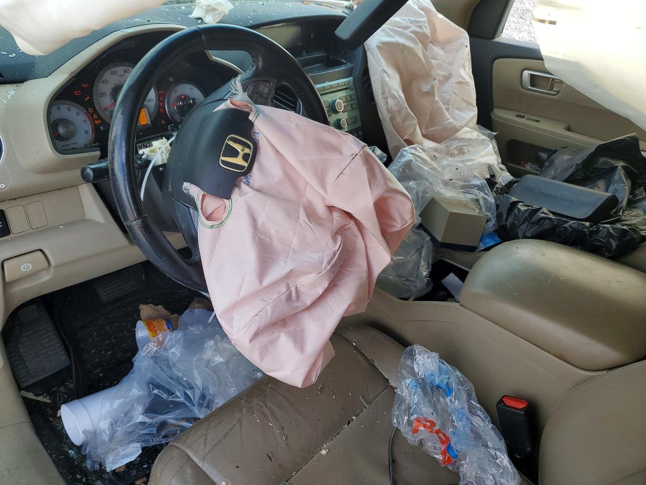 2009 Honda Pilot Exl Золотой vin: 5FNYF48519B047576