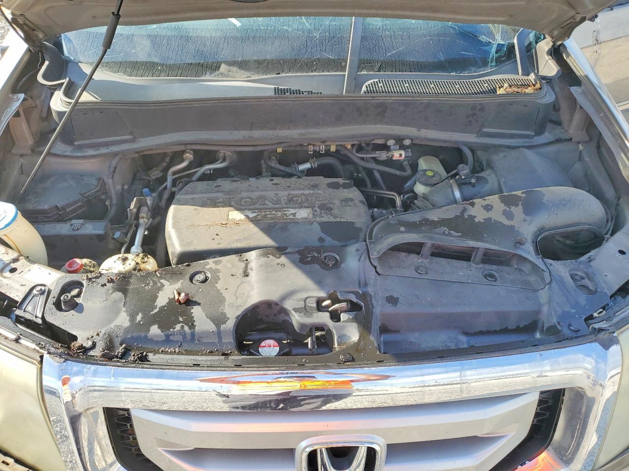 2009 Honda Pilot Exl Золотой vin: 5FNYF48519B047576