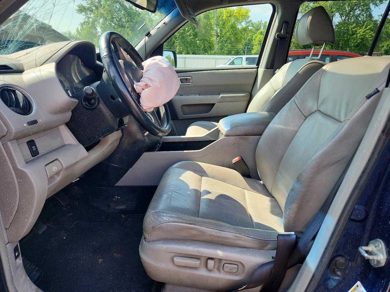 2009 Honda Pilot Exl Синий vin: 5FNYF48519B048789