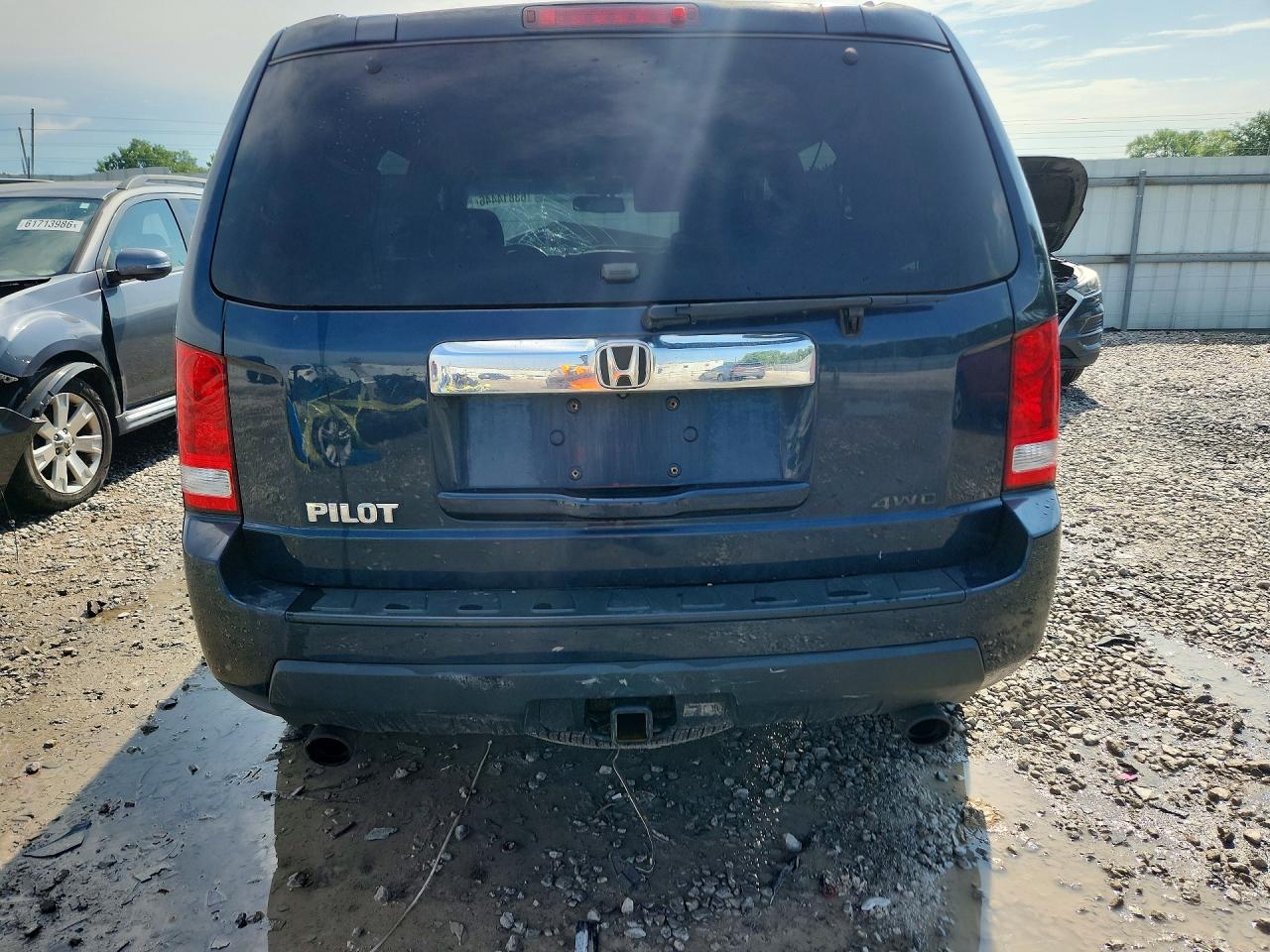 2009 Honda Pilot Exl Синий vin: 5FNYF48519B048789