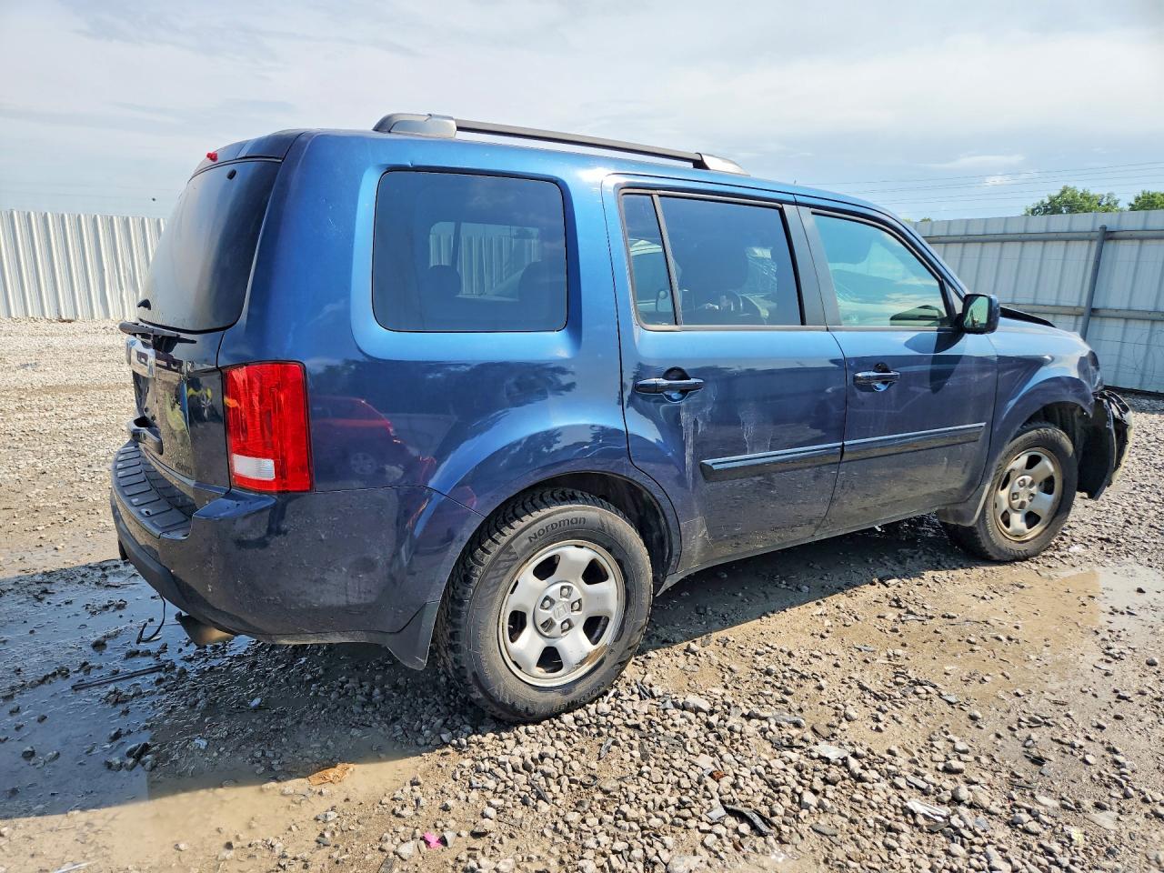 2009 Honda Pilot Exl Синий vin: 5FNYF48519B048789