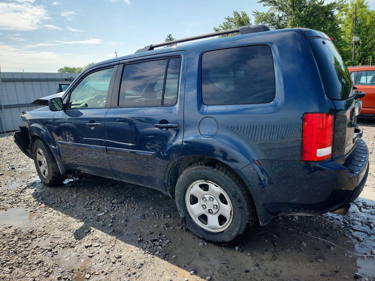2009 Honda Pilot Exl Синий vin: 5FNYF48519B048789