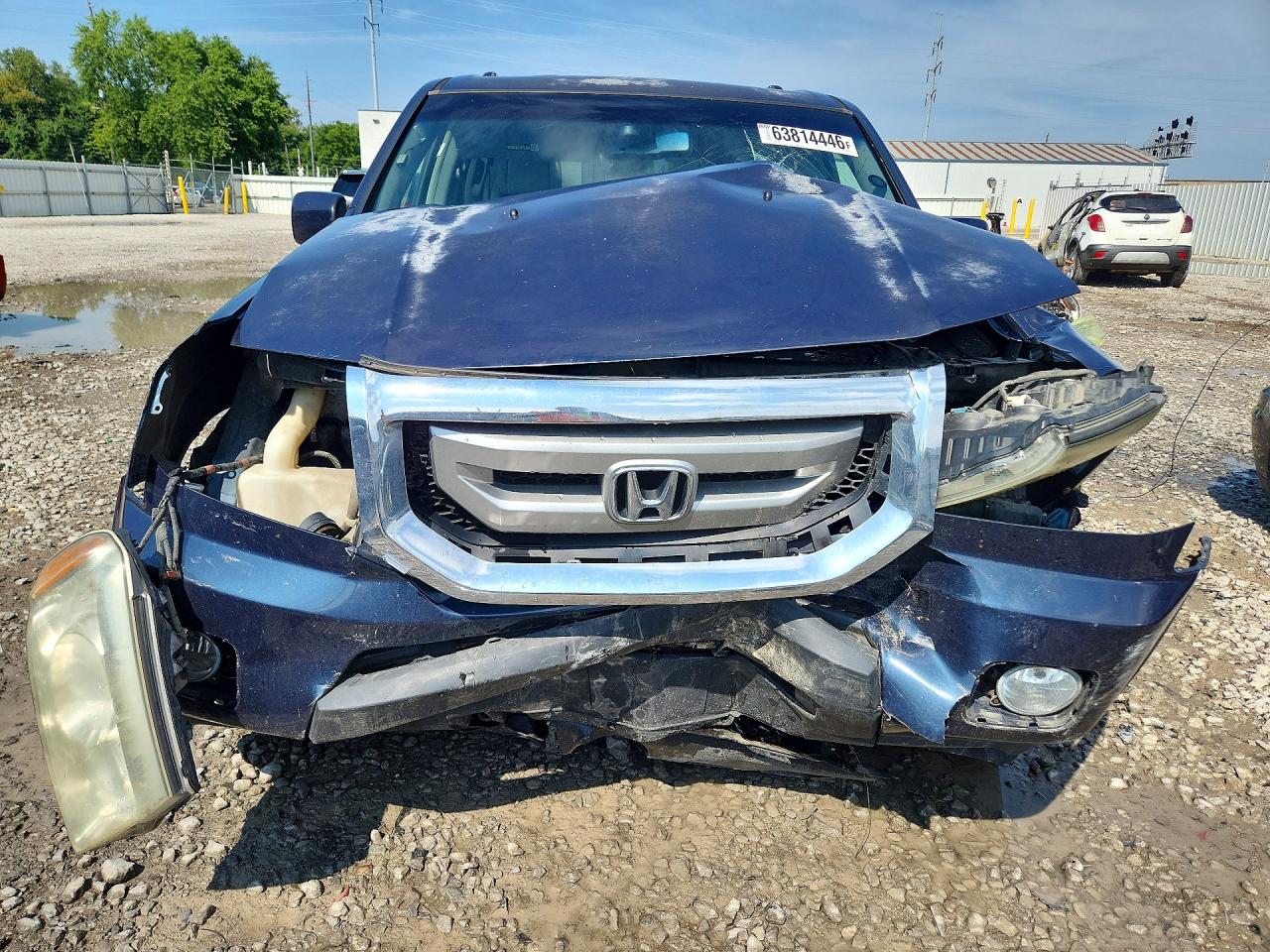 2009 Honda Pilot Exl Синий vin: 5FNYF48519B048789