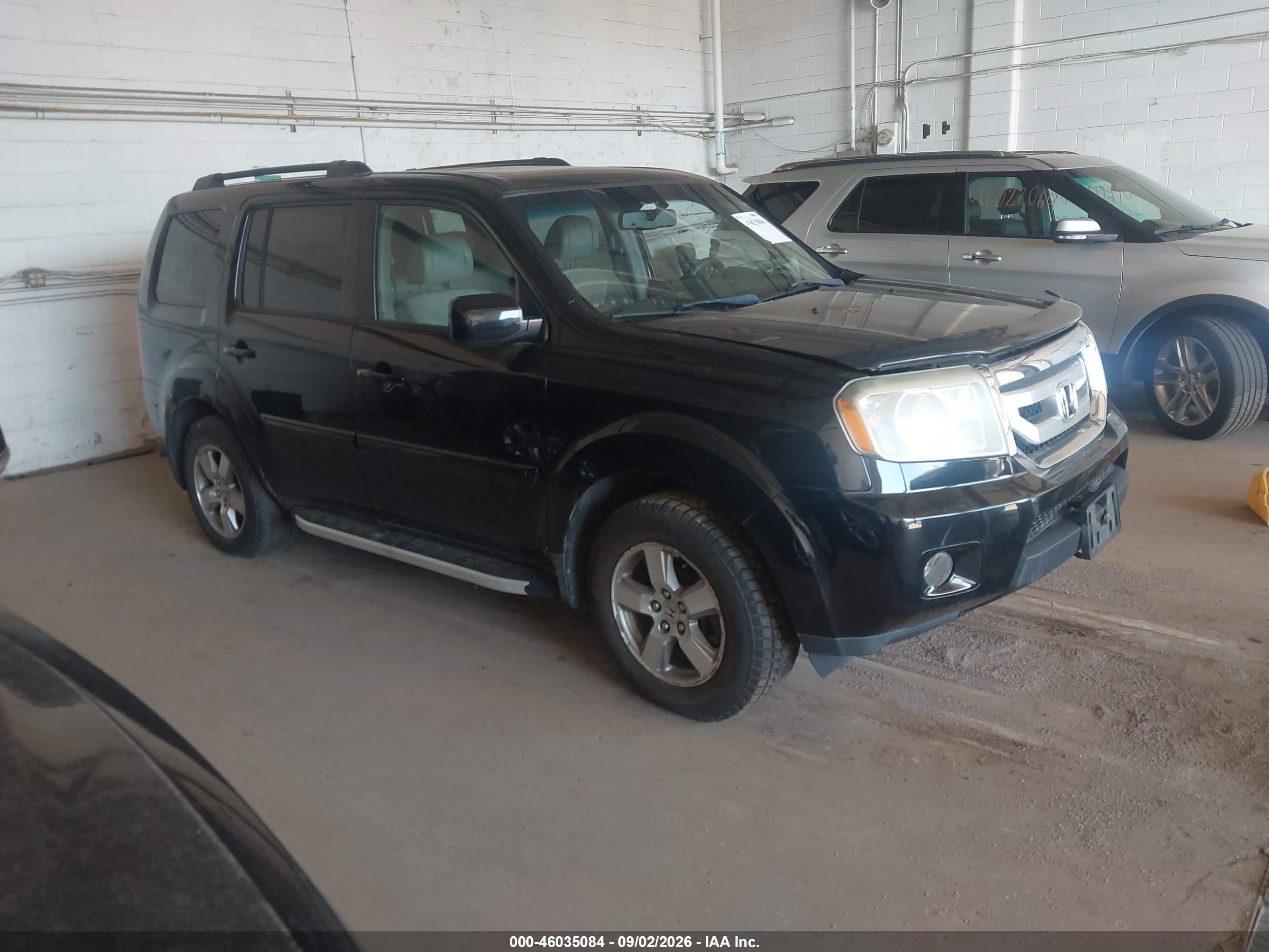 2009 Honda Pilot Ex-l Black vin: 5FNYF48529B015624
