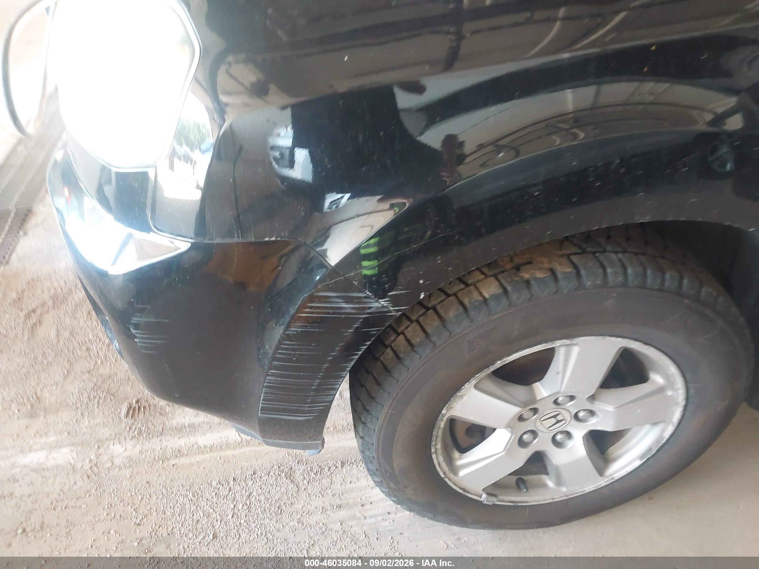 2009 Honda Pilot Ex-l Black vin: 5FNYF48529B015624