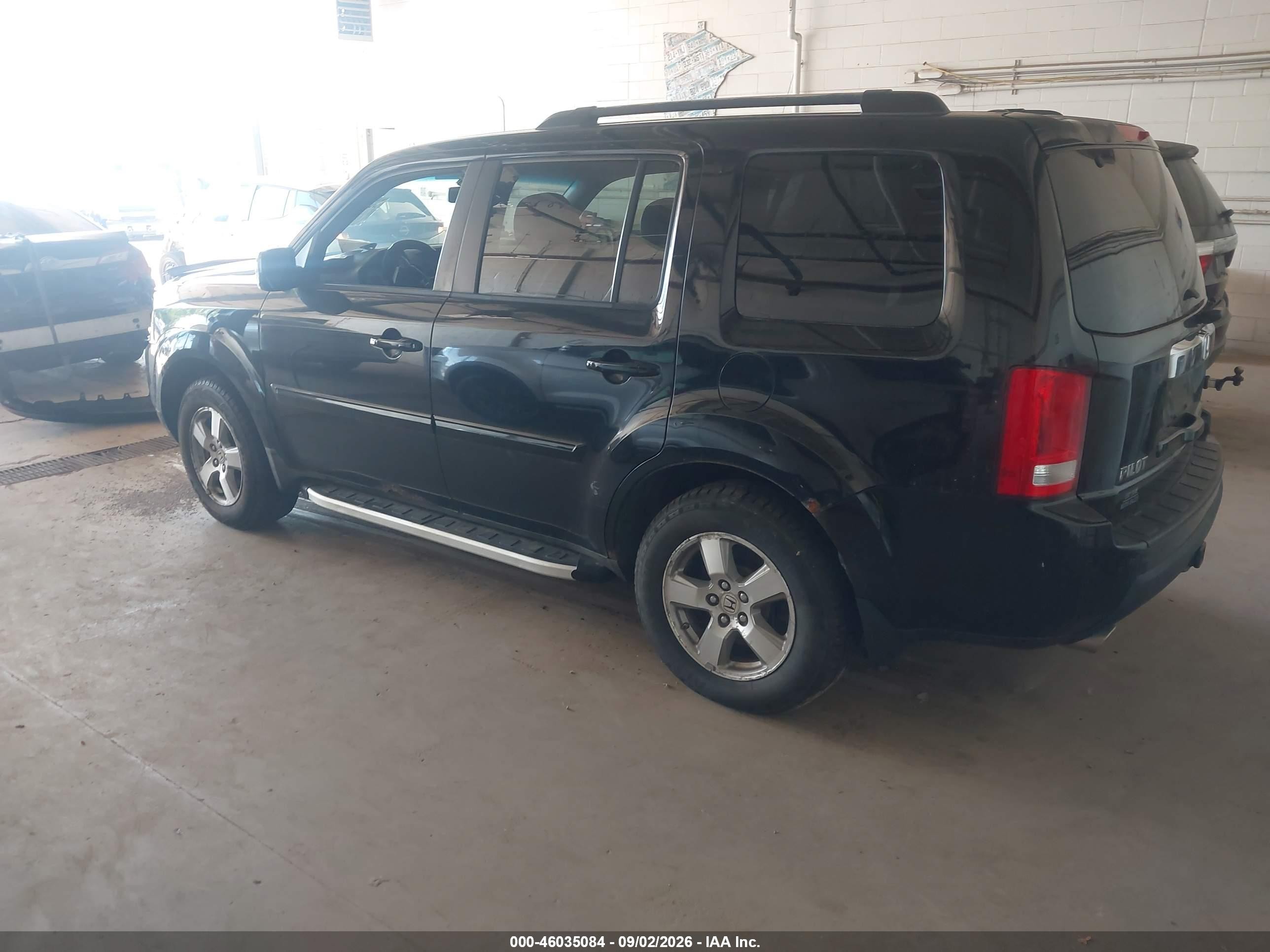 2009 Honda Pilot Ex-l Black vin: 5FNYF48529B015624