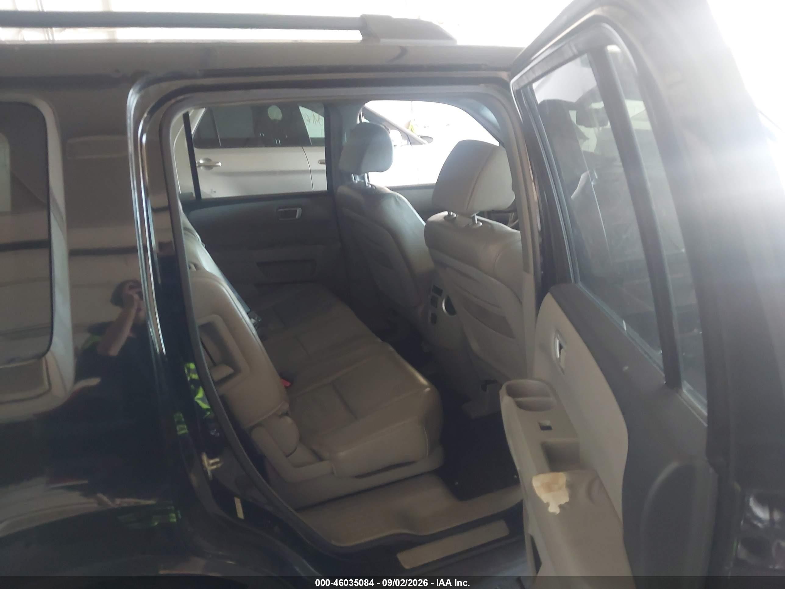 2009 Honda Pilot Ex-l Black vin: 5FNYF48529B015624
